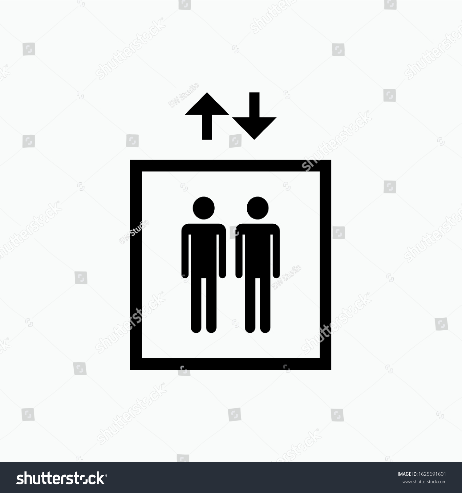 Lift Icon Elevator Illustration Sign Symbol Stock Vector (Royalty Free ...