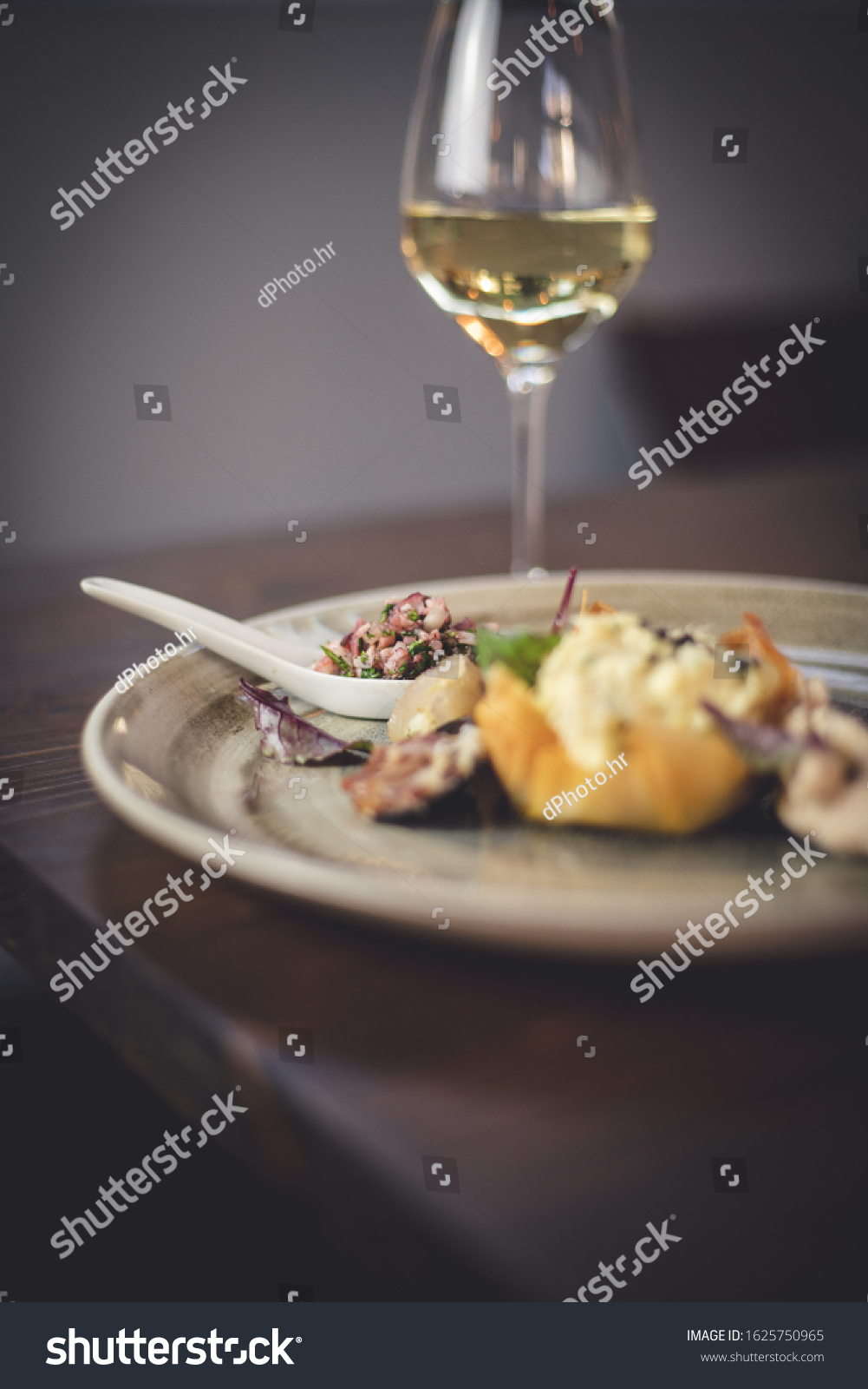 Restaurant Food Plate Cuisine Traditional Stock Photo 1625750965 ...