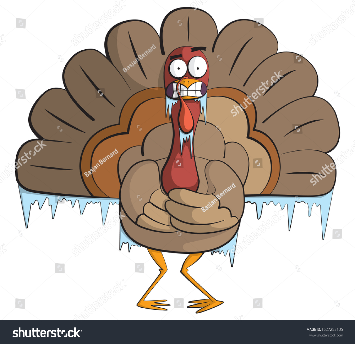 Going cold turkey. Turkey cartoon jpg.