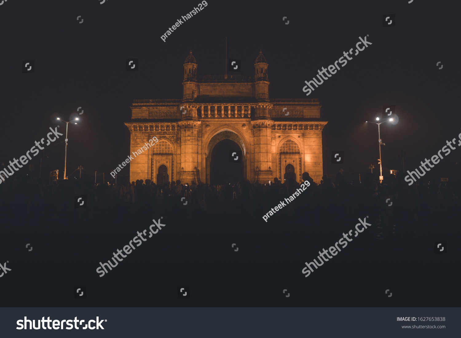 gateway of india night time