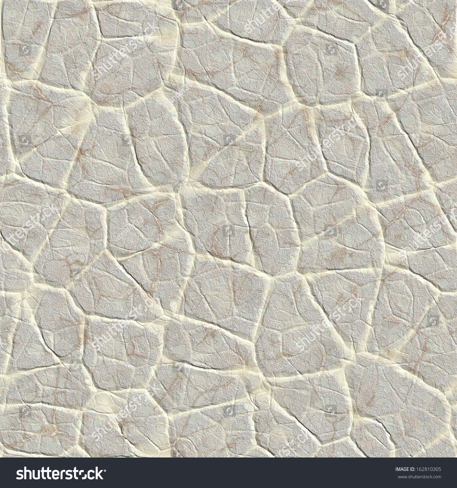 Cracked Stone Seamless Background Stock Illustration 162810305 ...