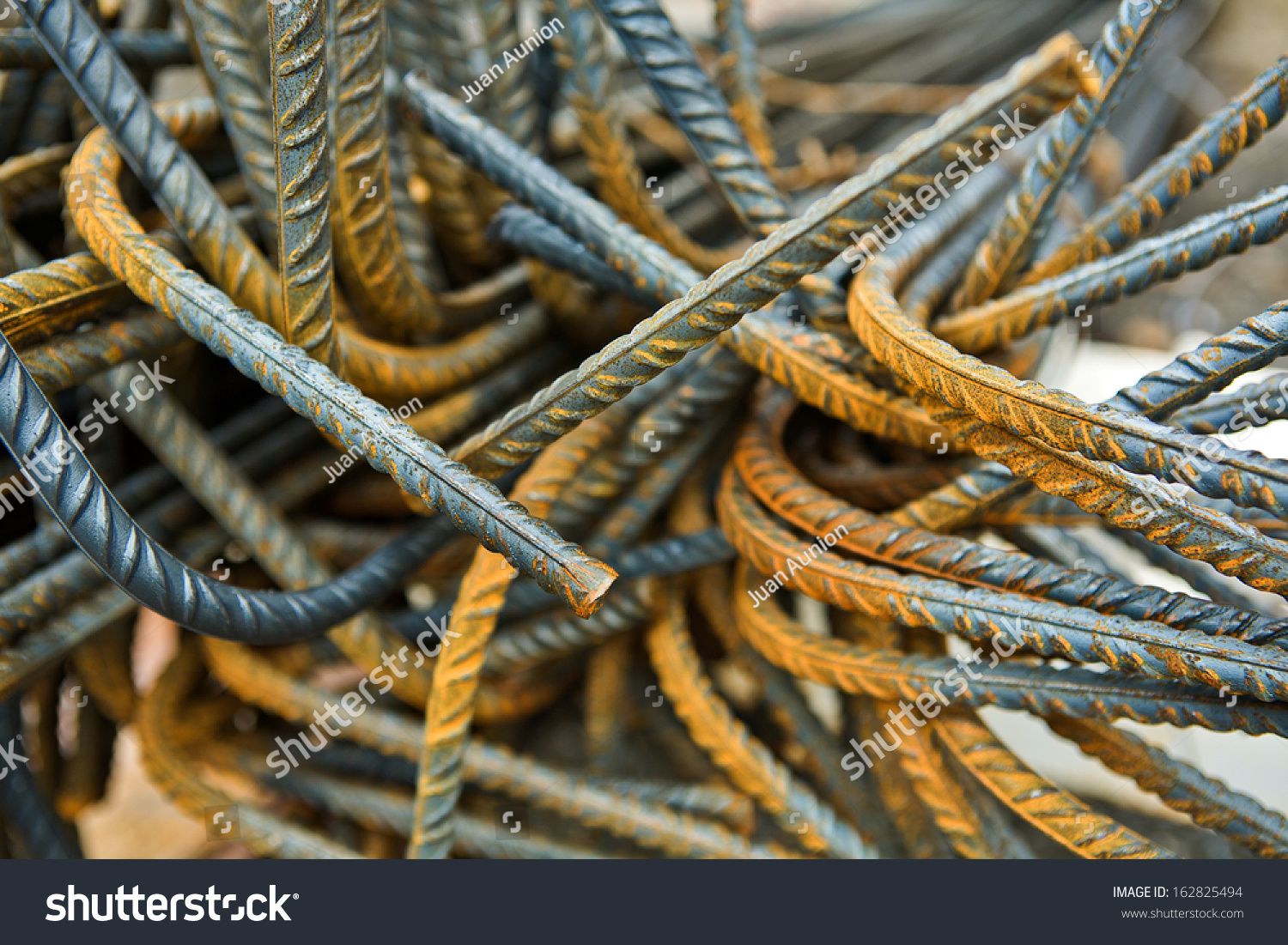 Steel Framework Armored Concrete Construction Stock Photo 162825494 ...