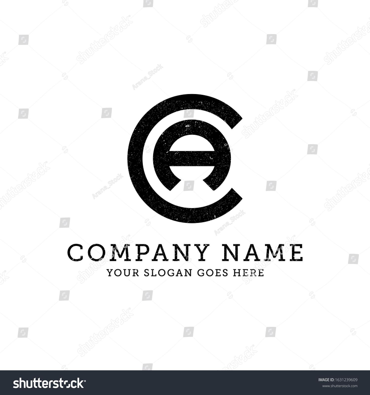 Ca Business Logo Template Letter Ca Stock Vector (Royalty Free ...