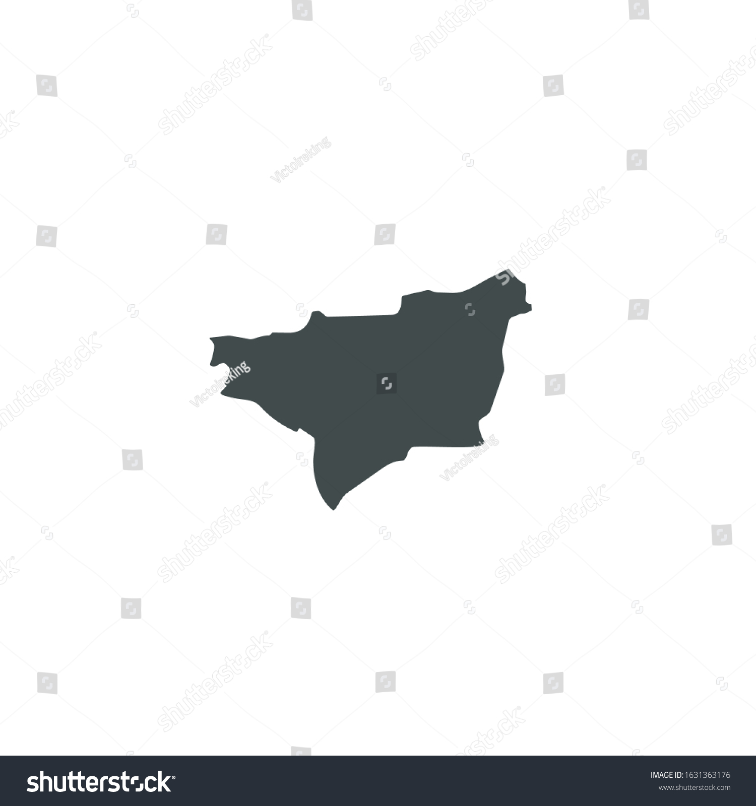 Diyarbakir Map Logo Icon Design Stock Vector (royalty Free) 1631363176 