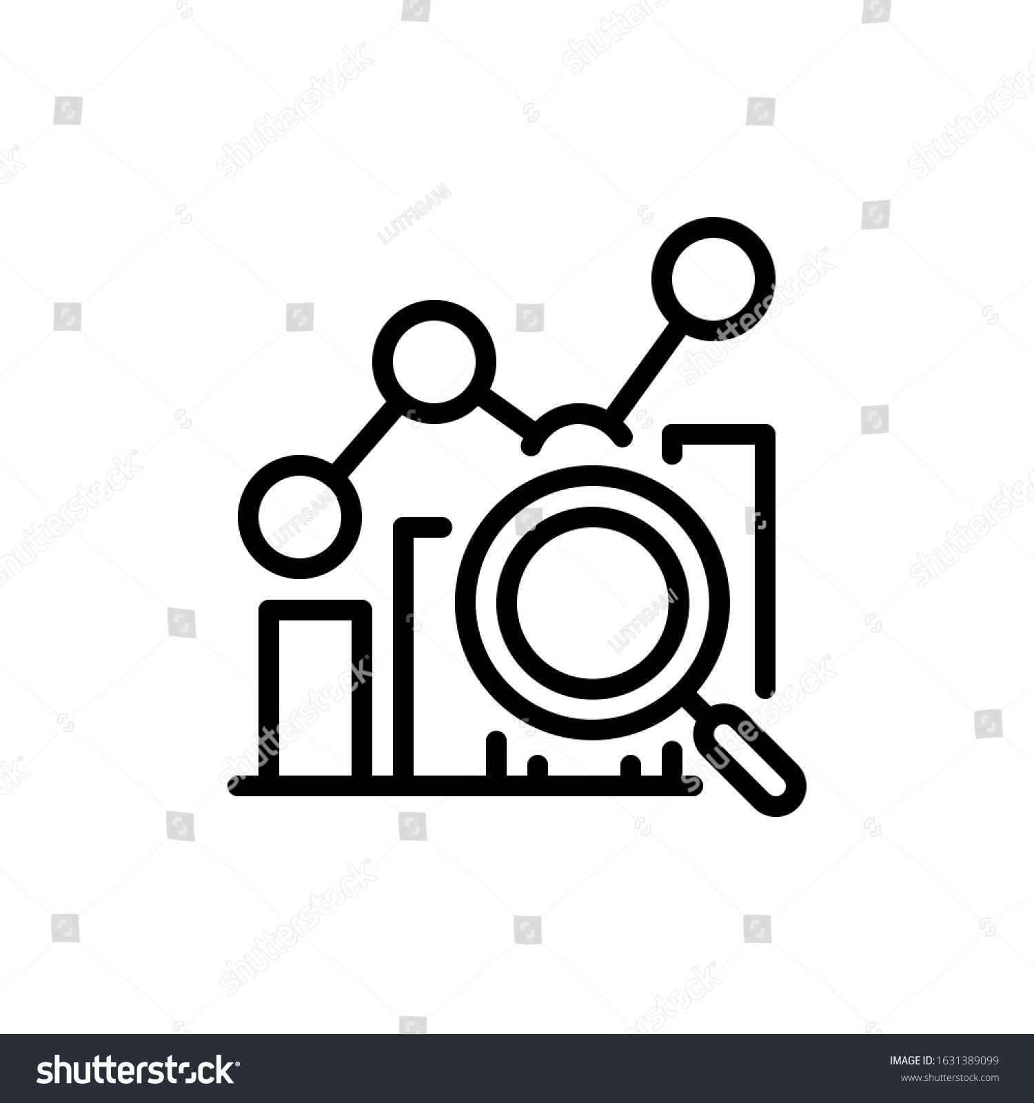 Business Analysis Icon Elements Business Financial Stock Vector Royalty Free 1631389099 7549