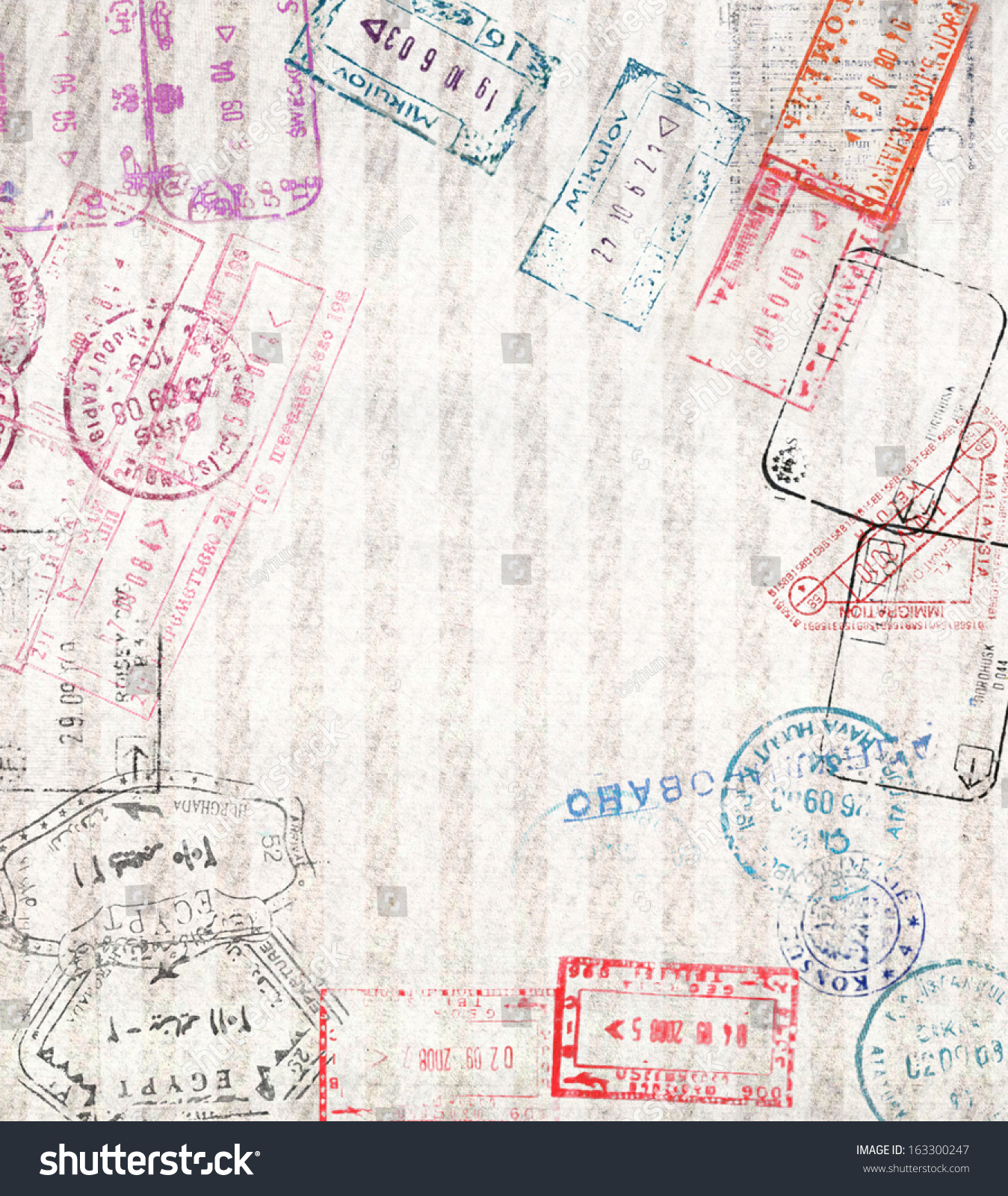 Текстура паспорта