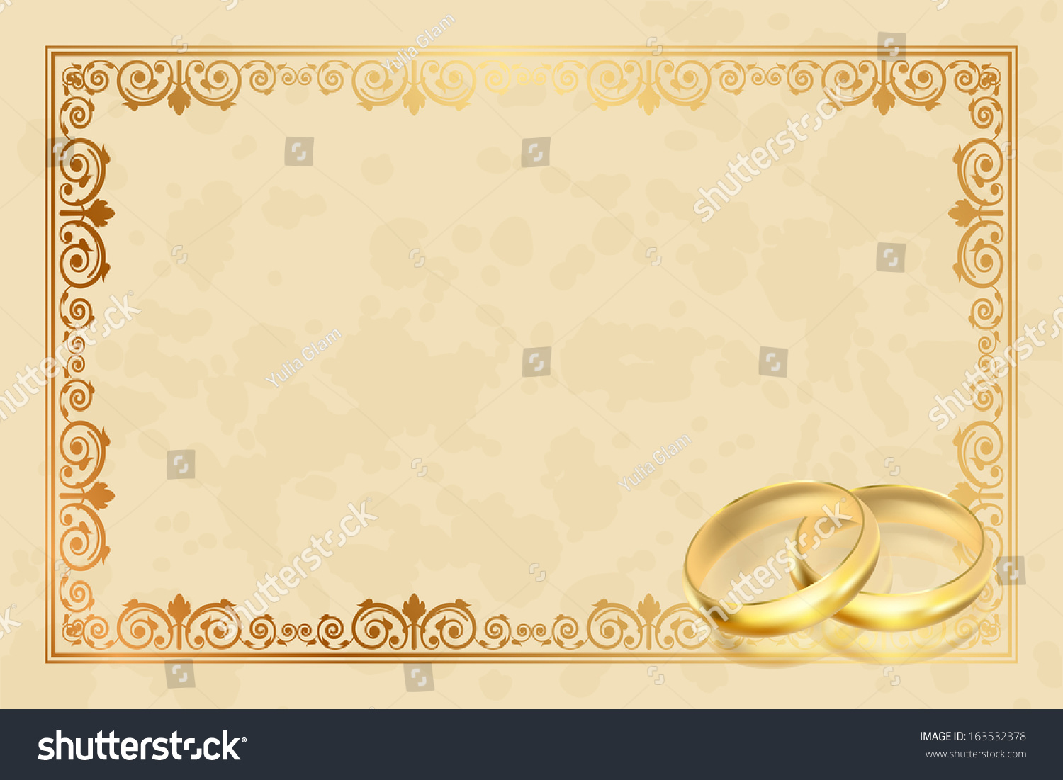рамка для фото золотая свадьба