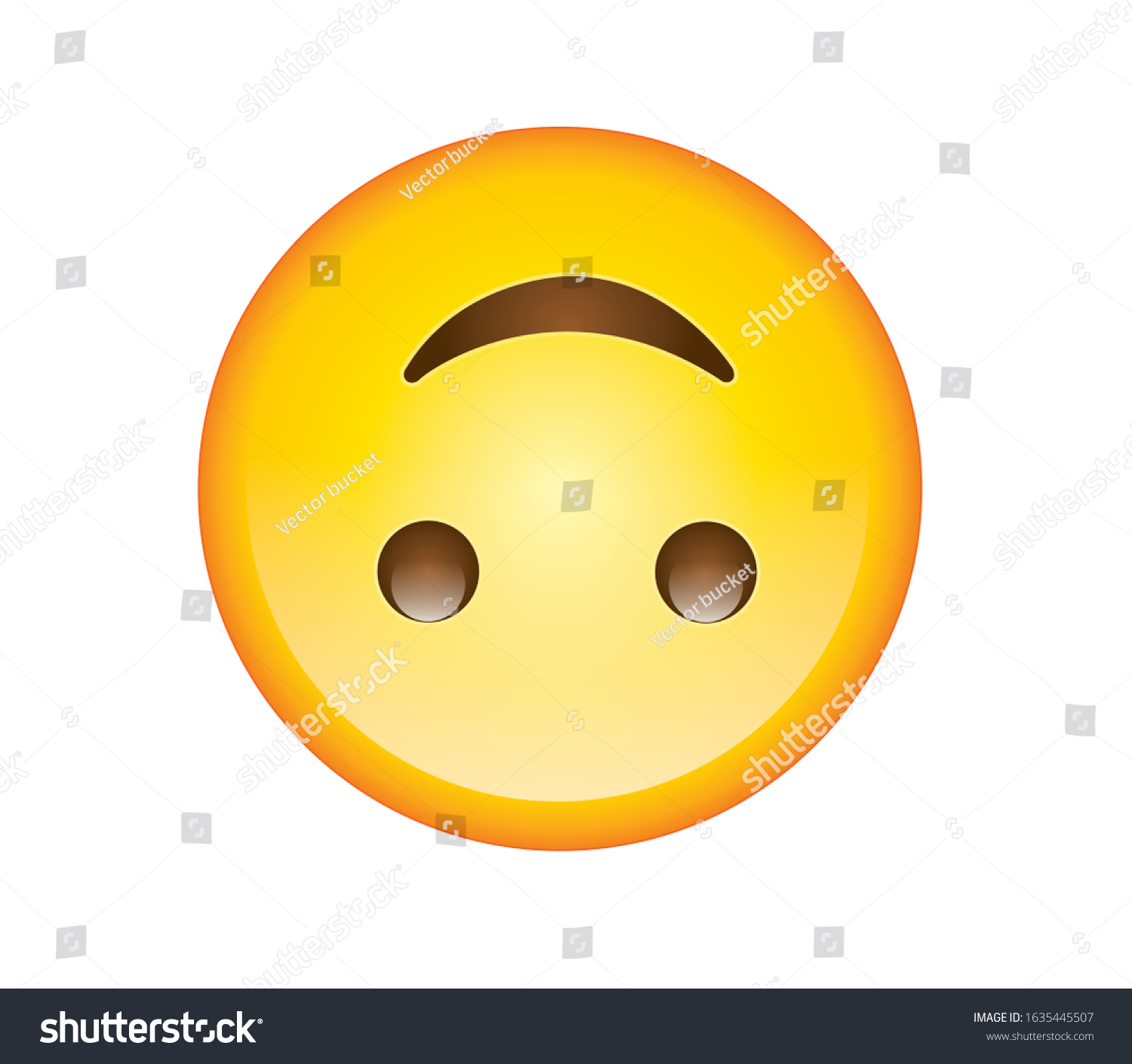 High Quality Emoticon On White Background Stock Vector (royalty Free 