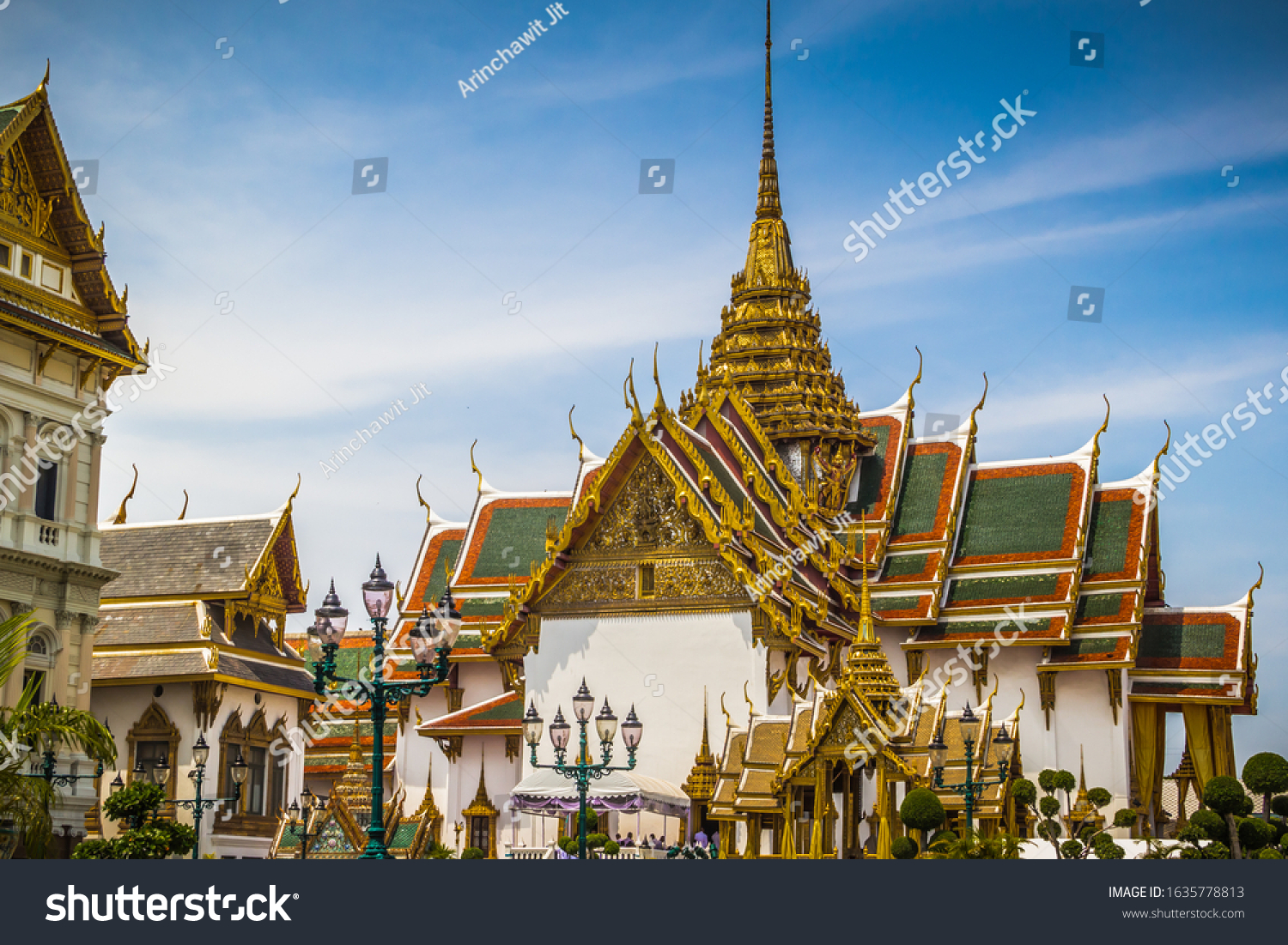 Chakri Maha Prasat Throne Hall Bangkok Stock Photo 1635778813 ...