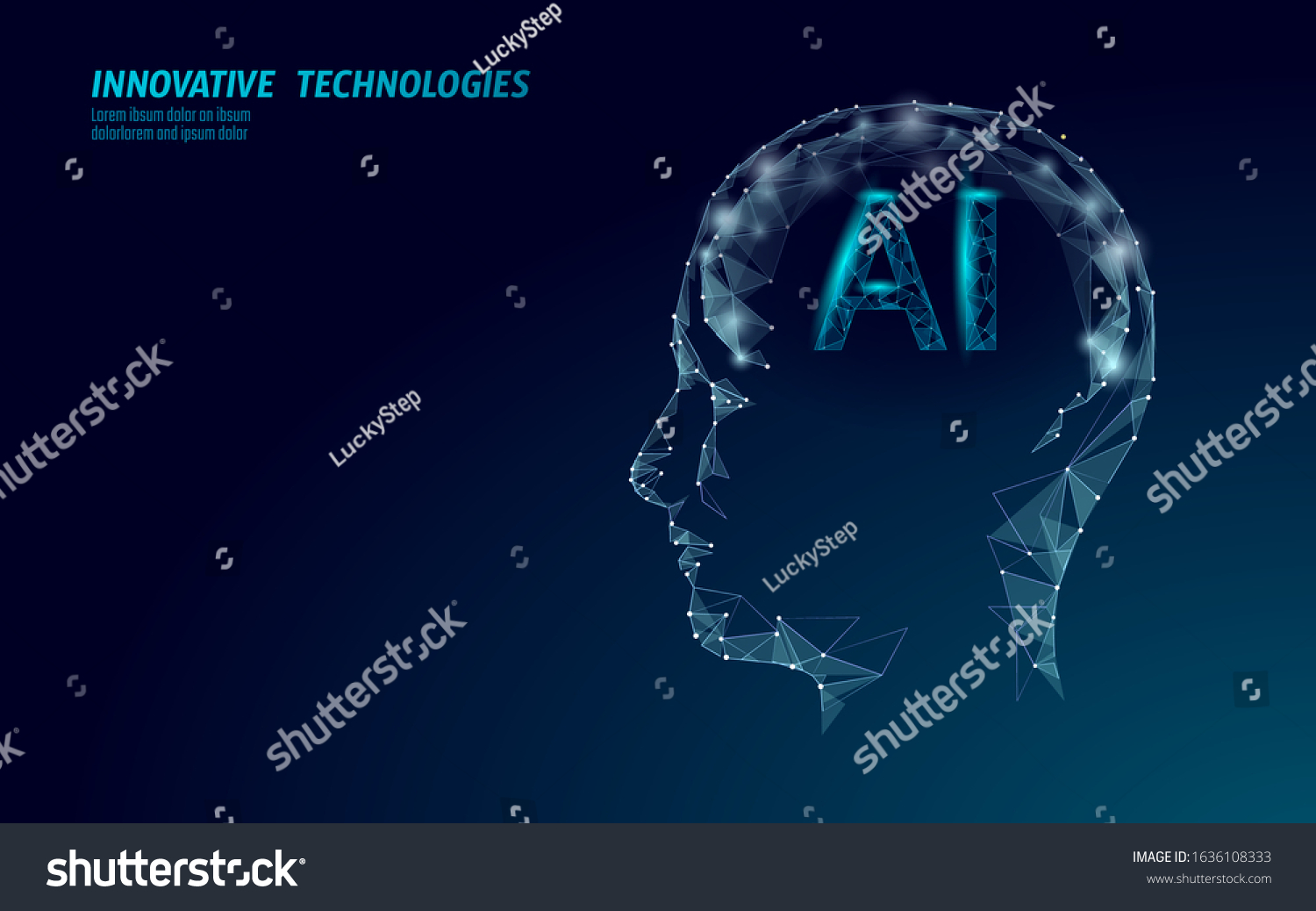 Ai Artificial Intelligence Robot Support 3d Stock Vector (Royalty Free ...