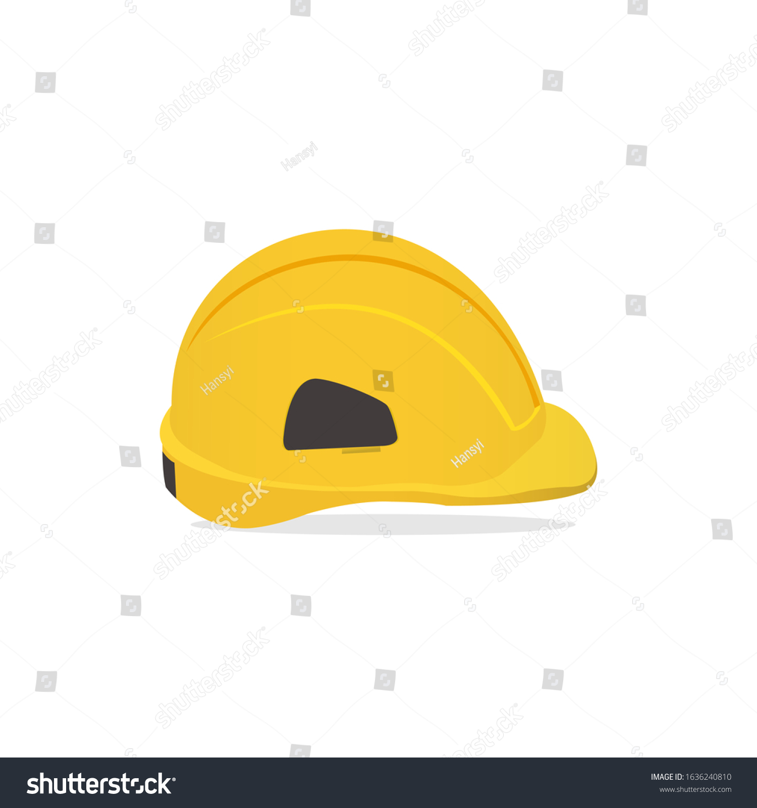 Industrial Safety Helmet Vector Illustration Stock Vector (Royalty Free ...