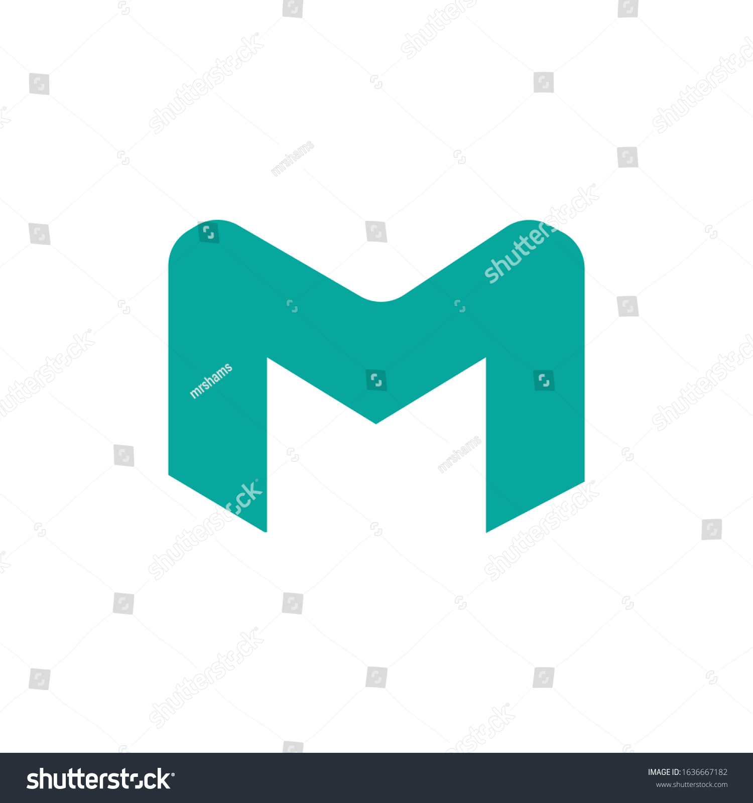 Initial Letter M Logo Vector Templates Stock Vector (Royalty Free ...