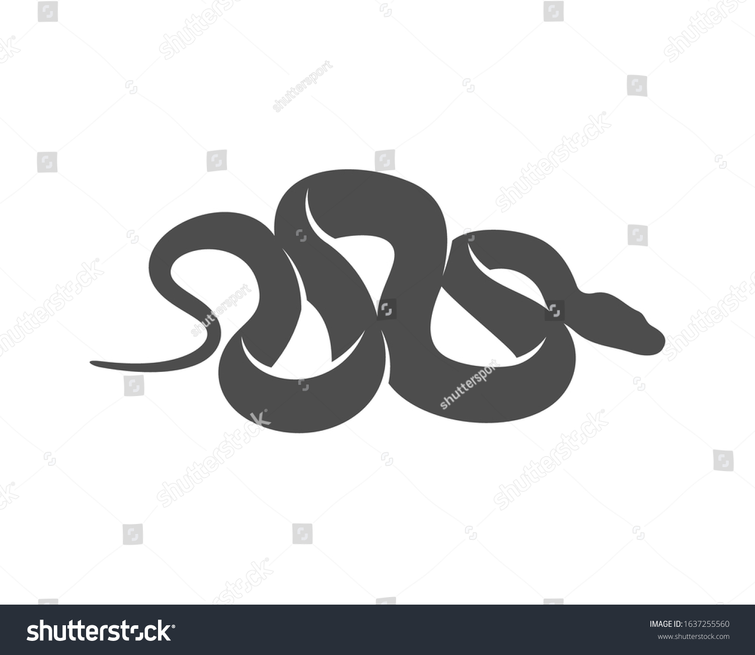 Python Snake Logo Vector Animal Graphic Stock Vector (Royalty Free ...