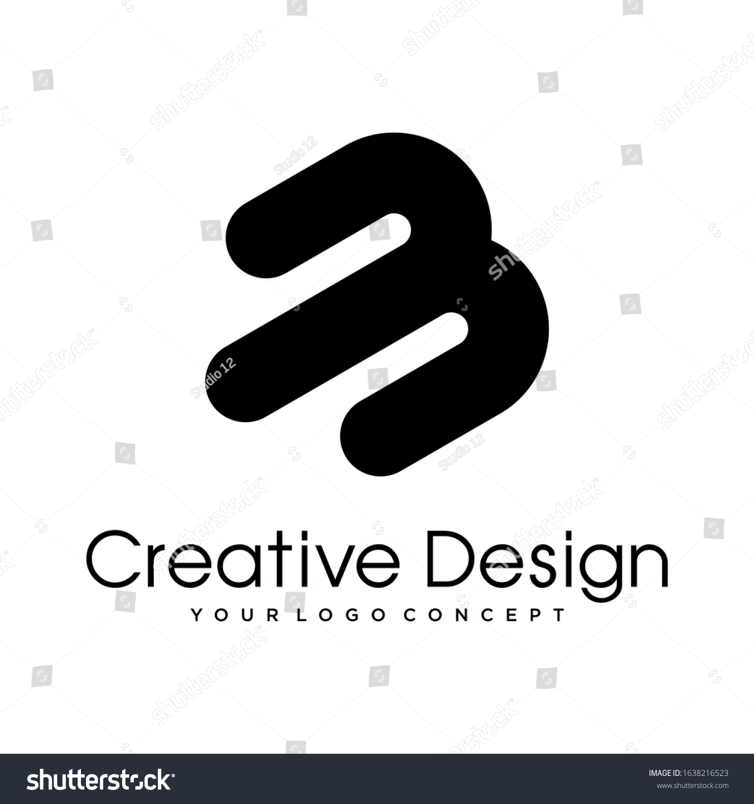 Mb M B Letter Logo Design Stock Vector (Royalty Free) 1638216523 ...