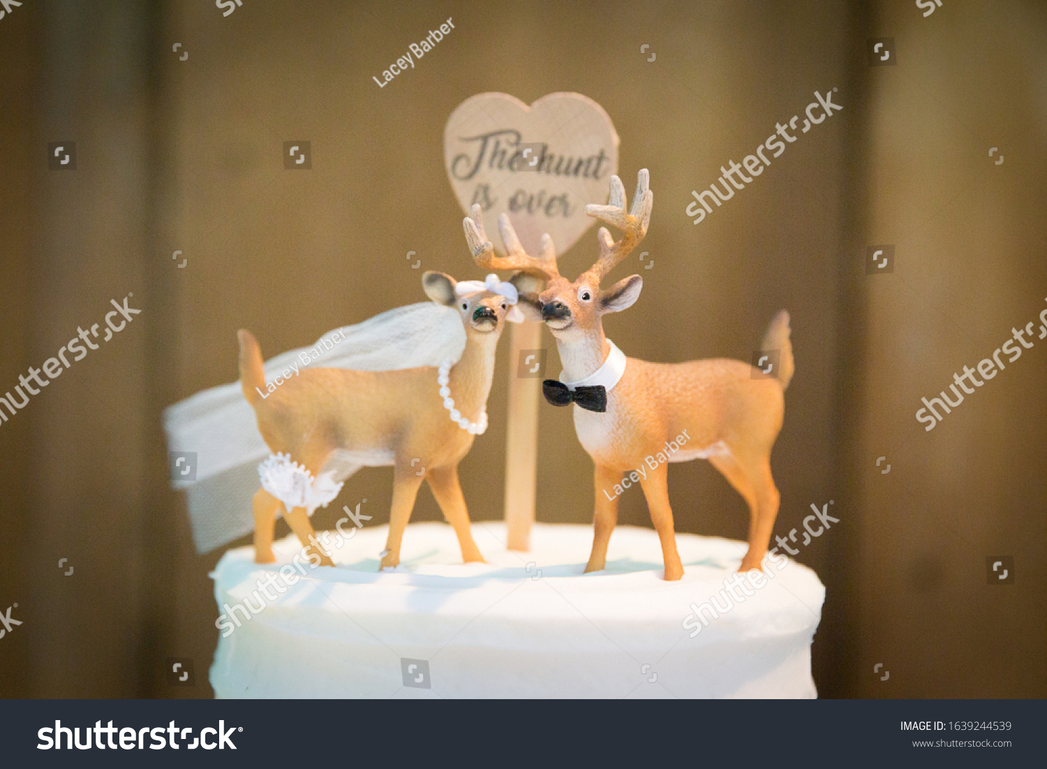 hunting wedding cake toppers