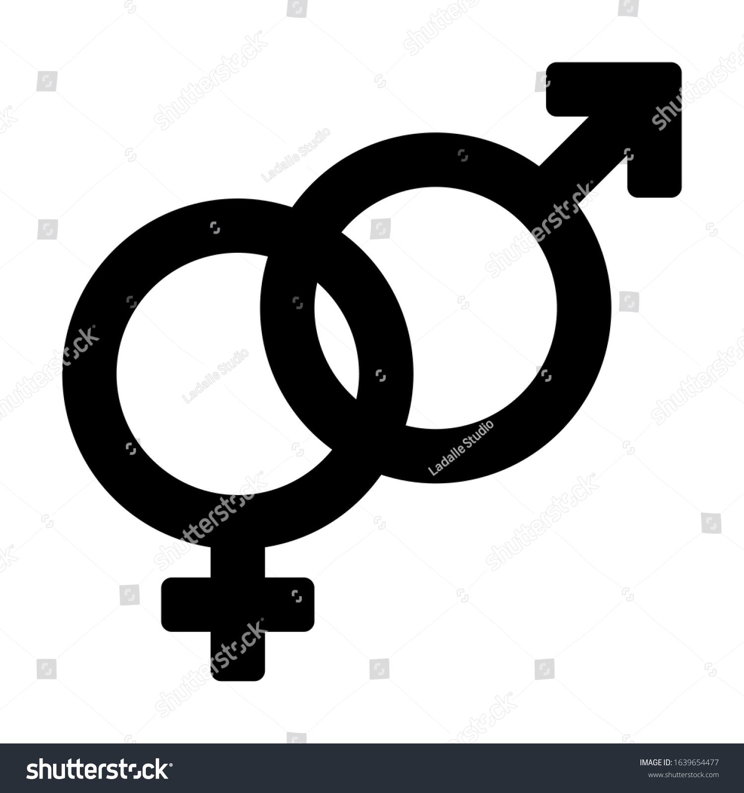 Sex Male Female Gender Symbol Medical Stock Vector Royalty Free