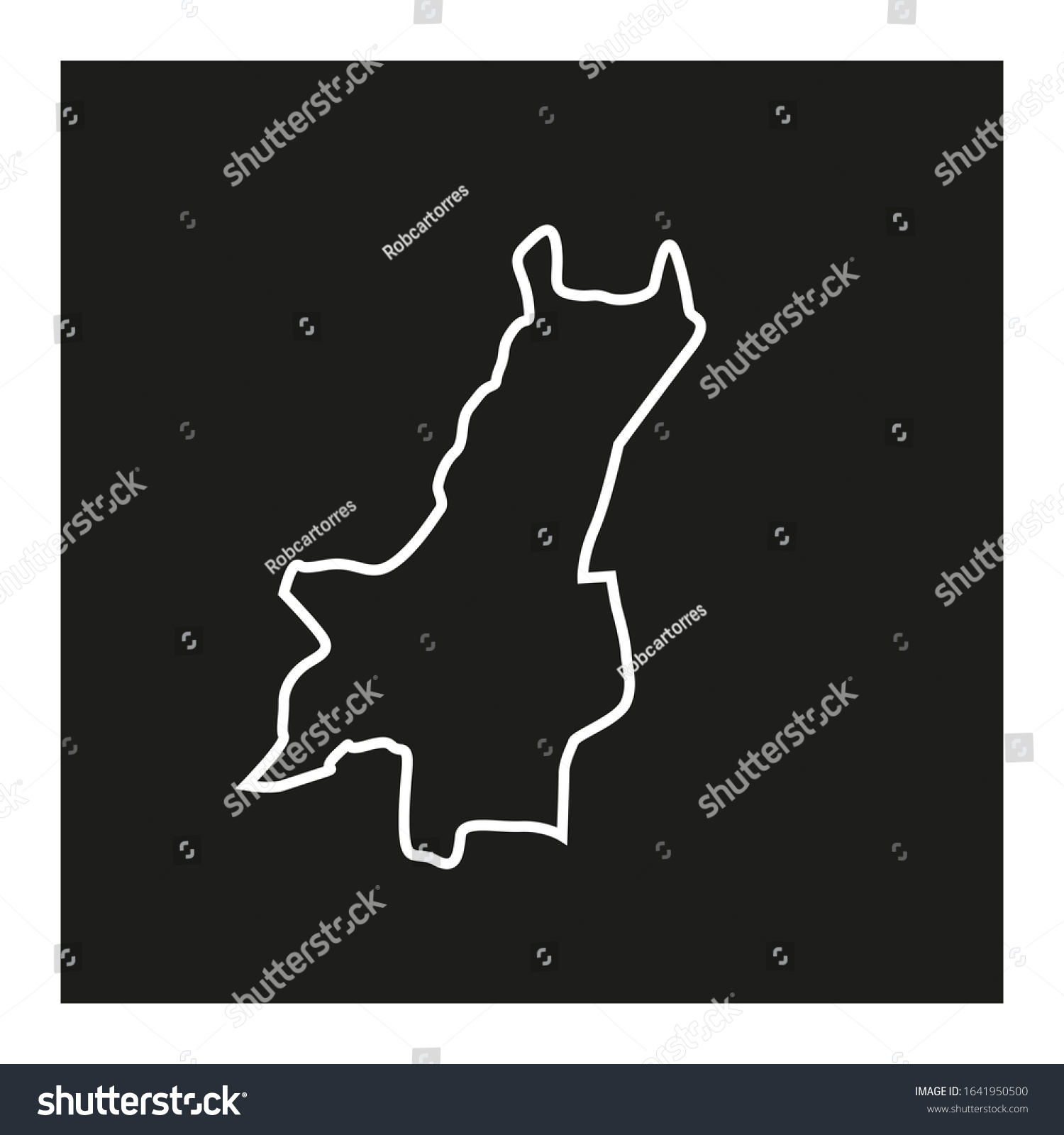 Janakpur Region Map Nepal Stock Vector (Royalty Free) 1641950500 ...