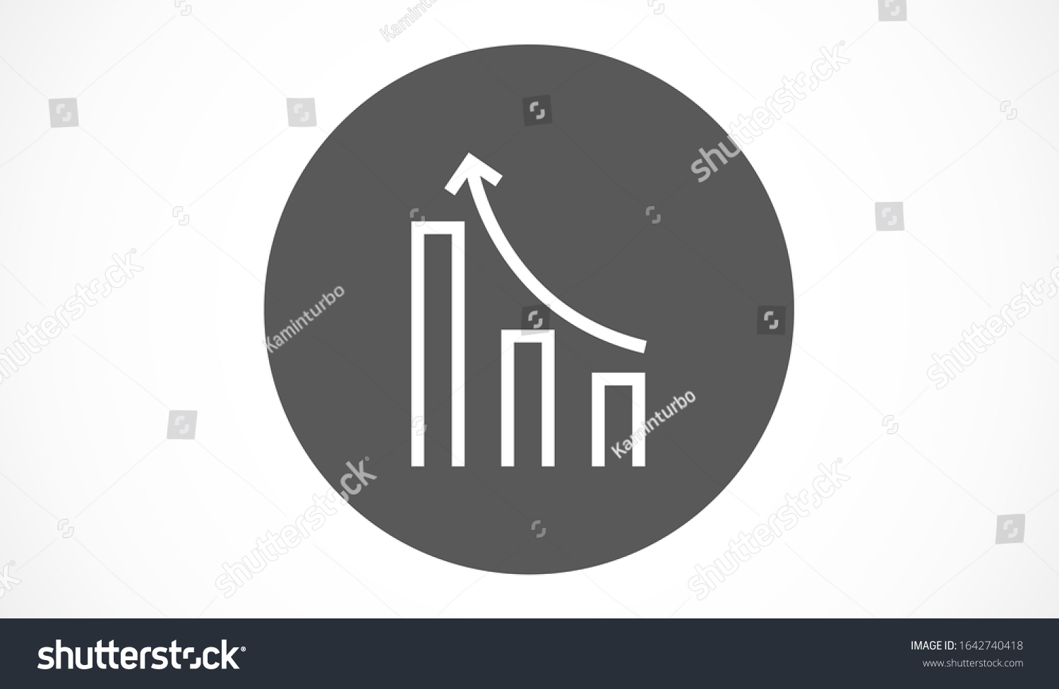 Graph Icon Vector Trendy Flat Style Stock Vector (Royalty Free ...