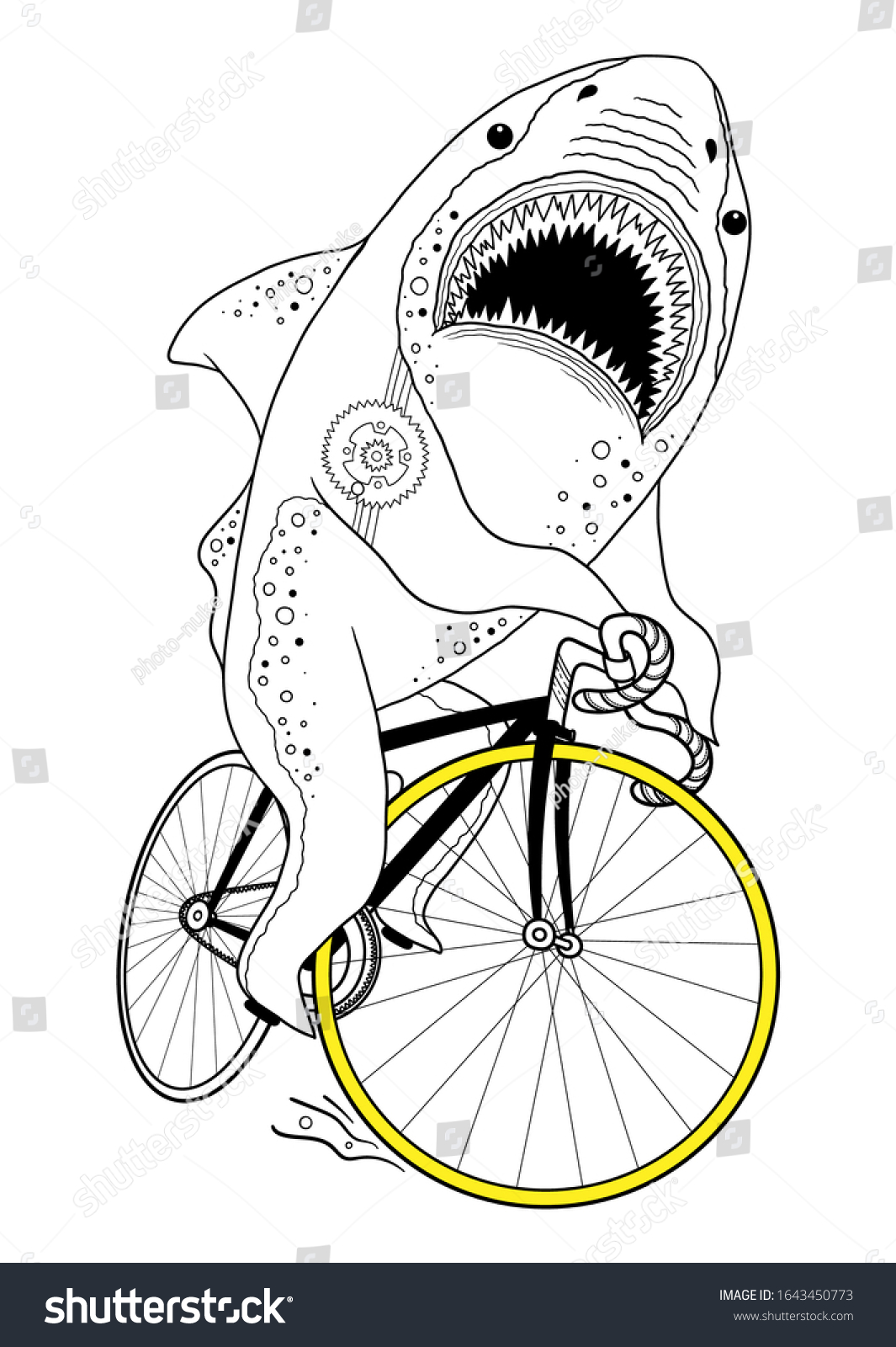 Велосипед акула