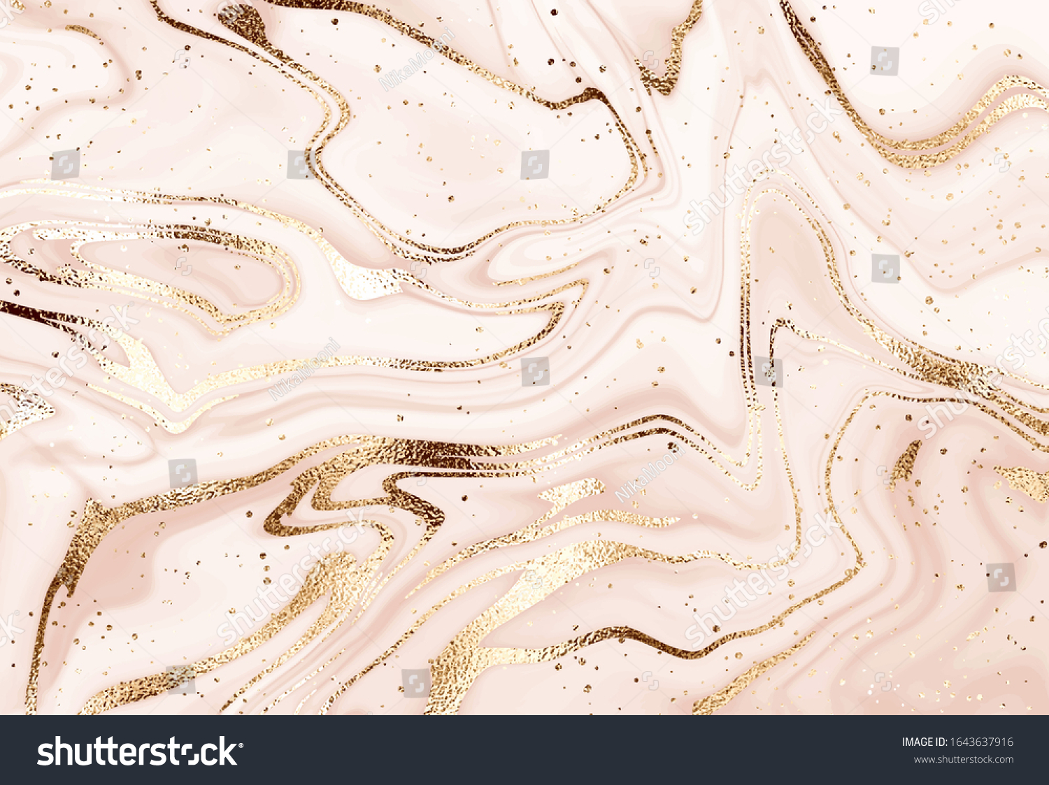 Liquid Abstract Marble Painting Background Design Stock Vector (Royalty ...