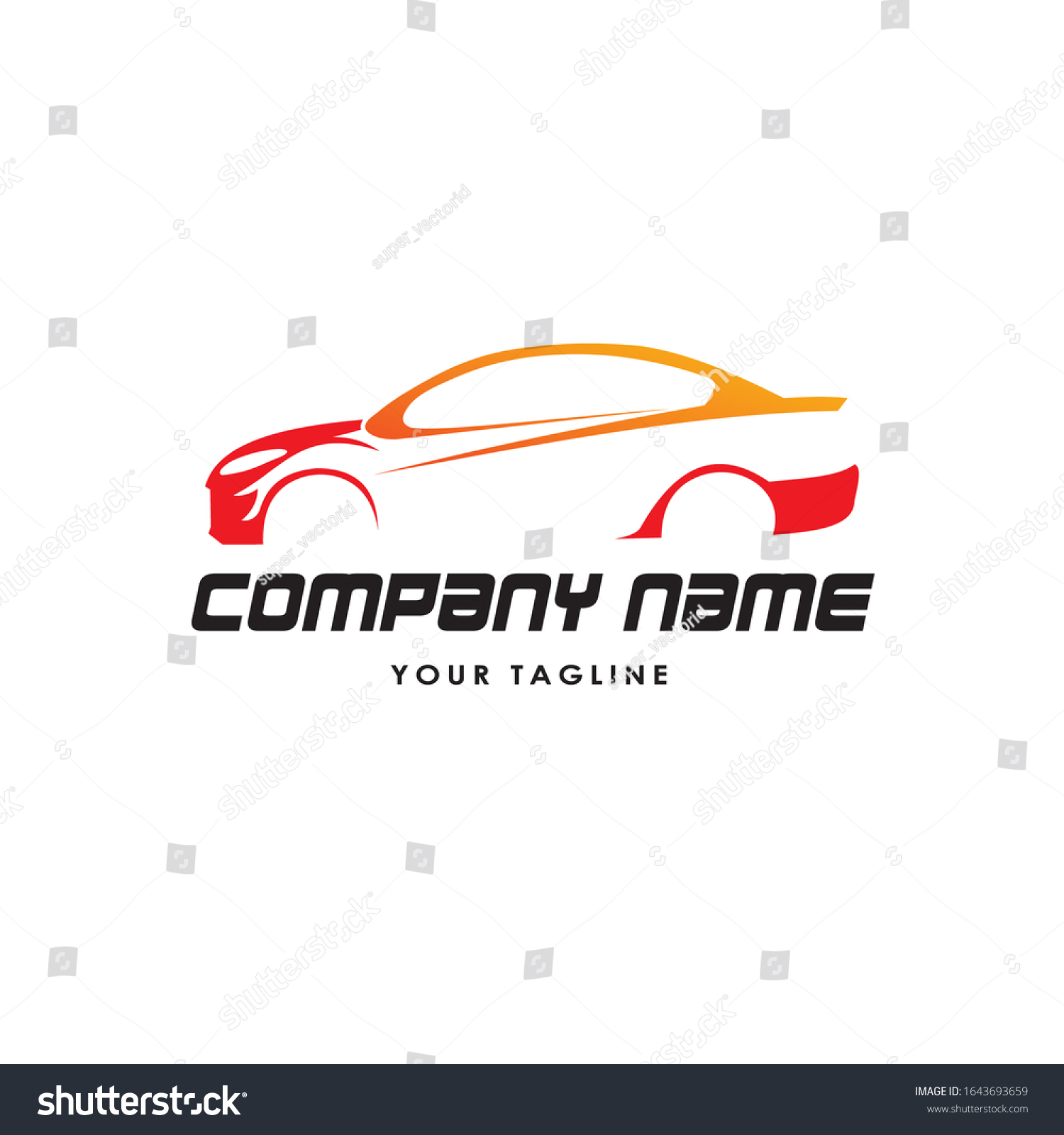 Car Logo Design Abstract Car Logo Stock Vector (Royalty Free ...