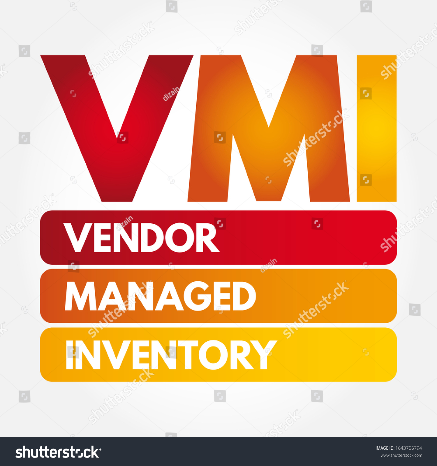 Vmi Vendor Managed Inventory Supply Chain Stock Vector Royalty Free 1643756794 Shutterstock 5322