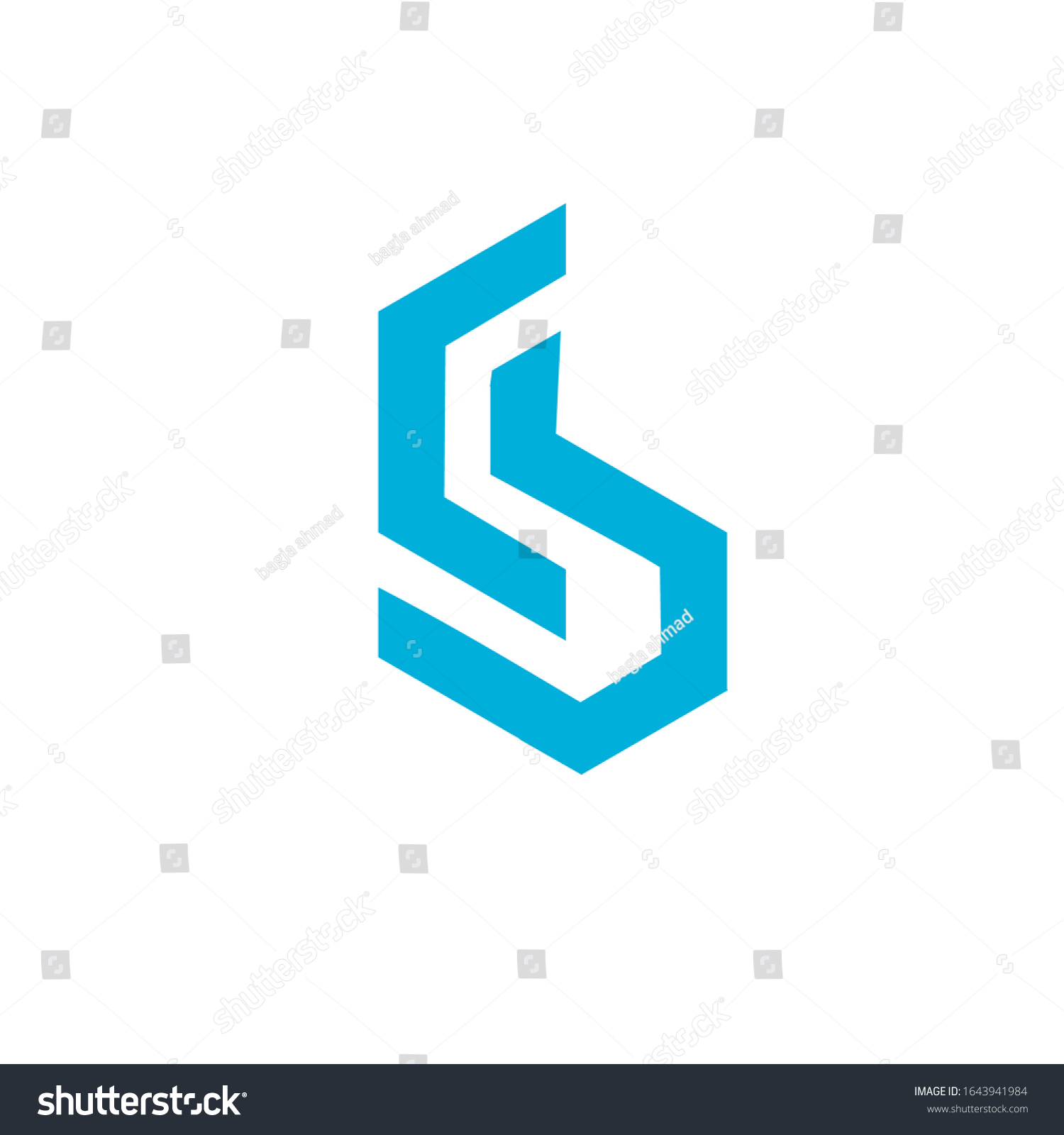 Cb Logo Design Vector Sign Template Stock Vector (Royalty Free ...