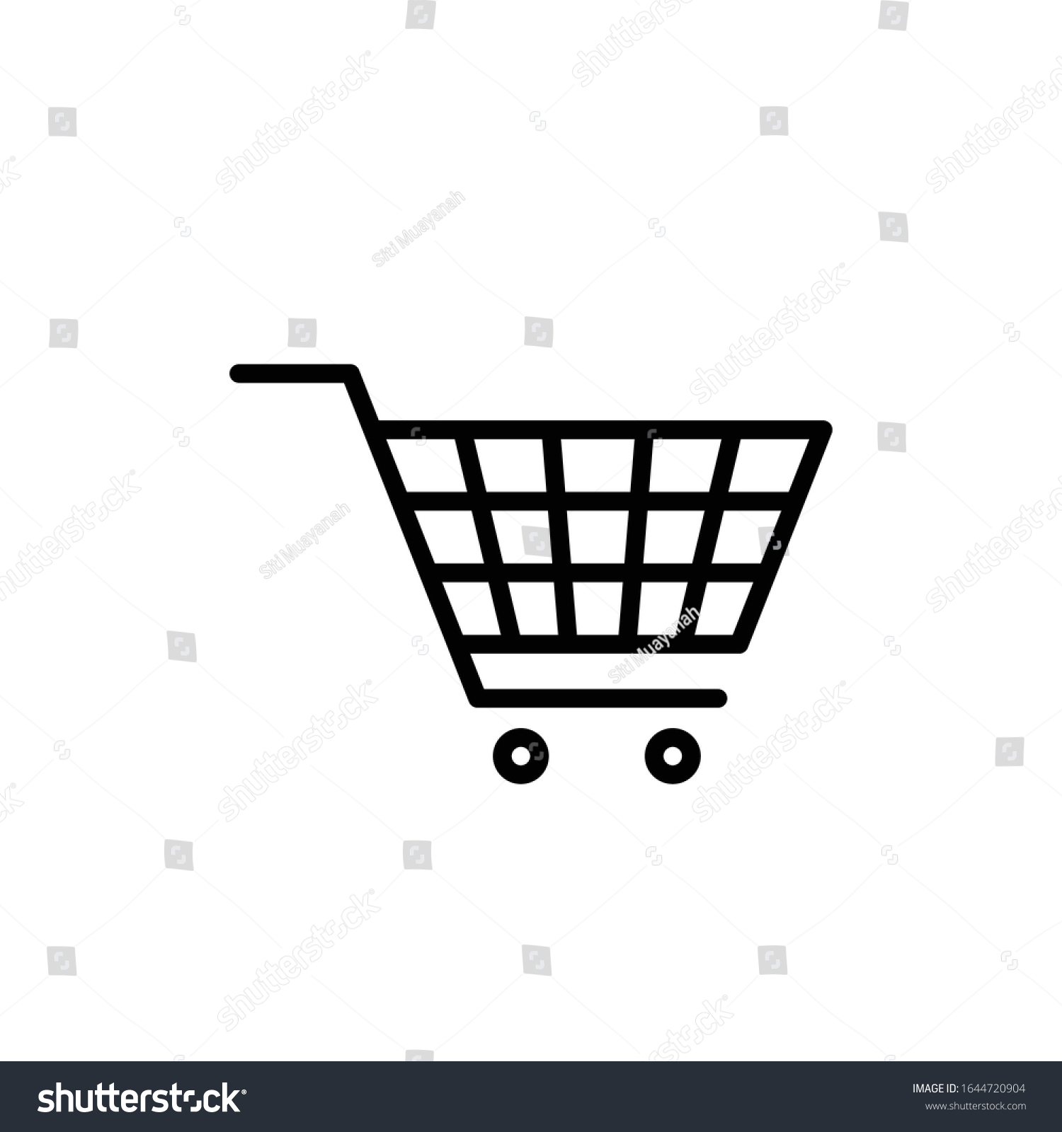 Trolley Shopping Cart Icon Logo Ideas Stock Vector (Royalty Free ...