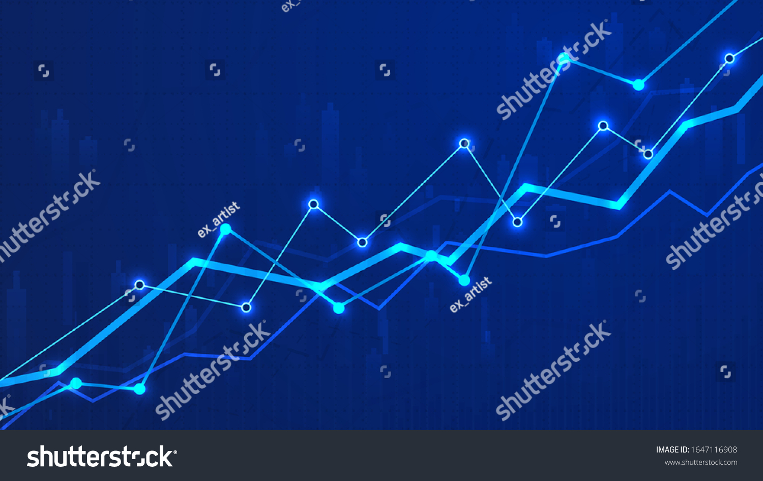 Financial Graph Chart Business Data Analytics Stock Vector Royalty Free 1647116908 Shutterstock 8482