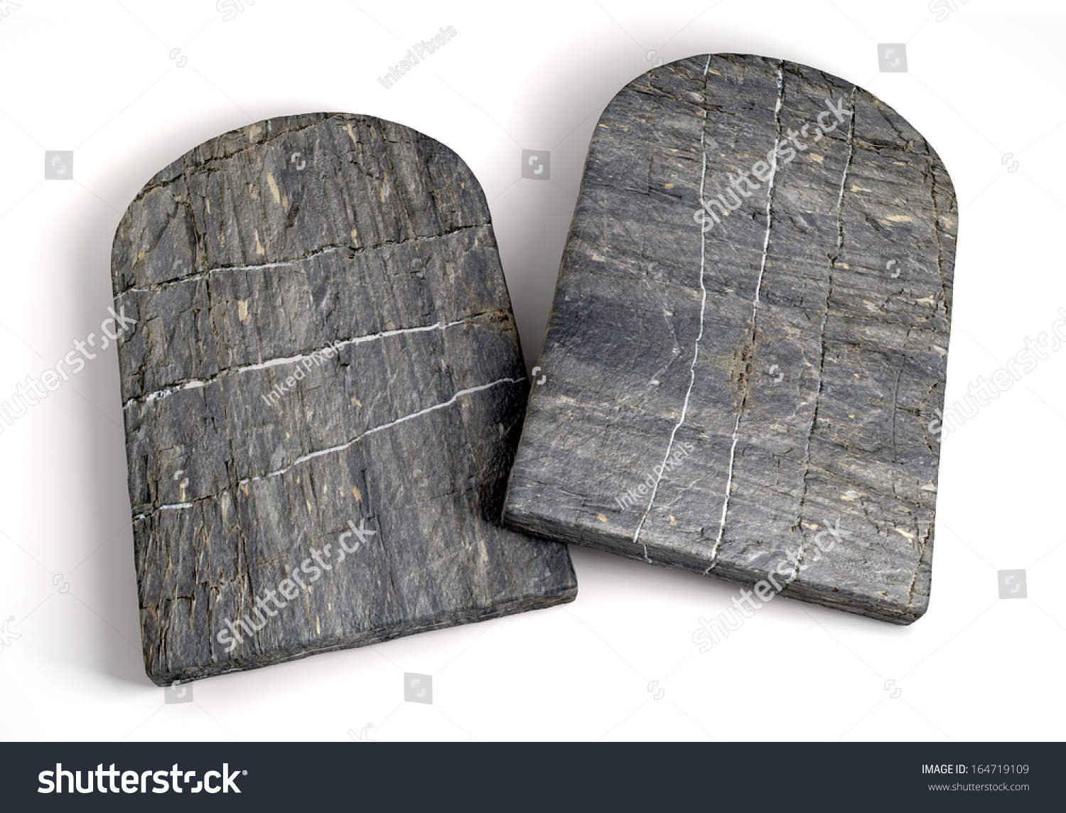 Two Stone Tablets Representing Ten Commandments Stock Illustration 164719109 Shutterstock 1749