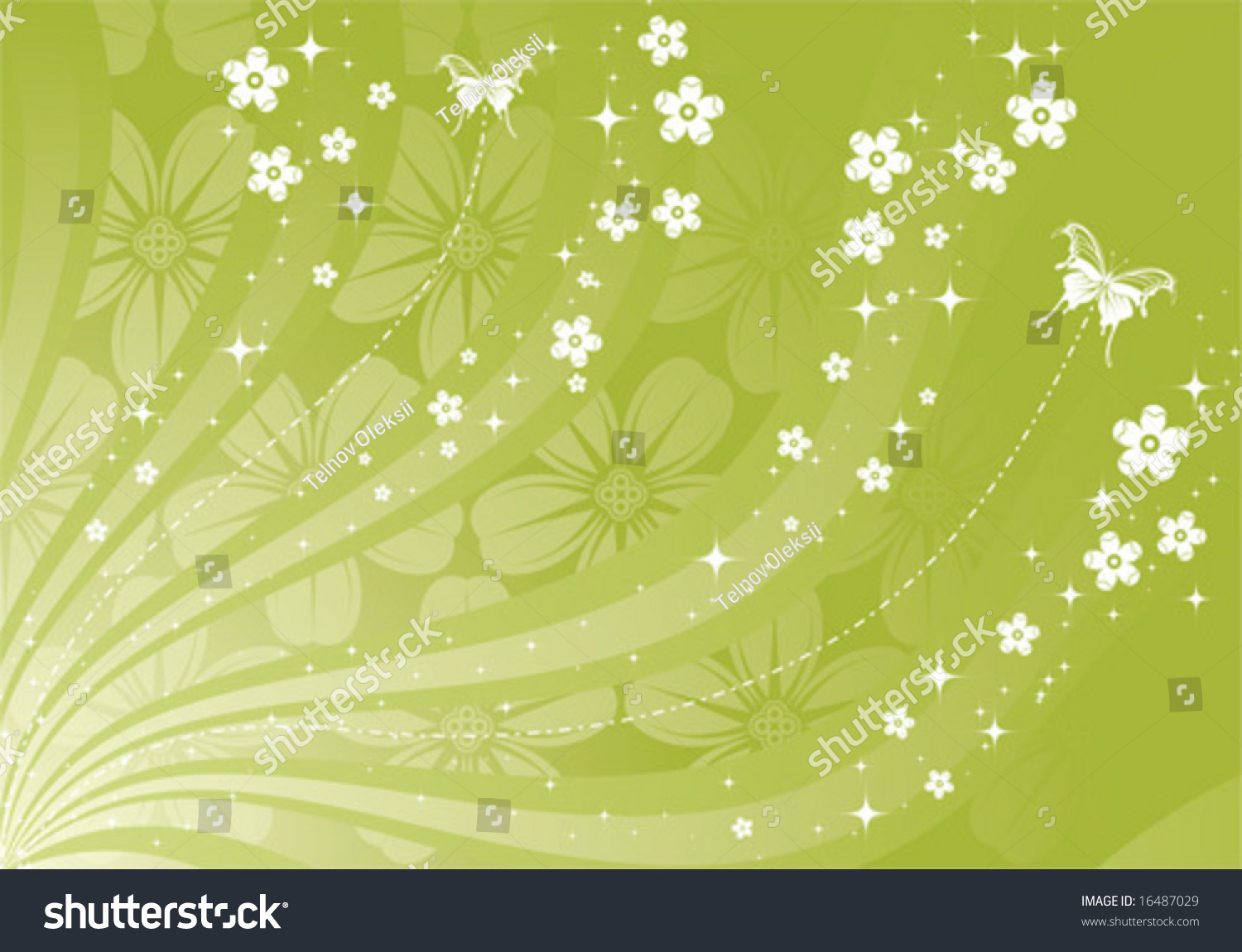 Abstract Flower Background Butterfly Element Design Stock Vector Royalty Free 16487029 8323