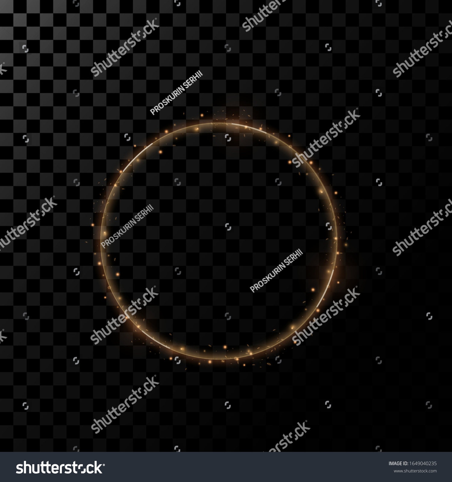 金戒指隔离在透明背景上 矢量设计元素 库存矢量图 免版税 Shutterstock