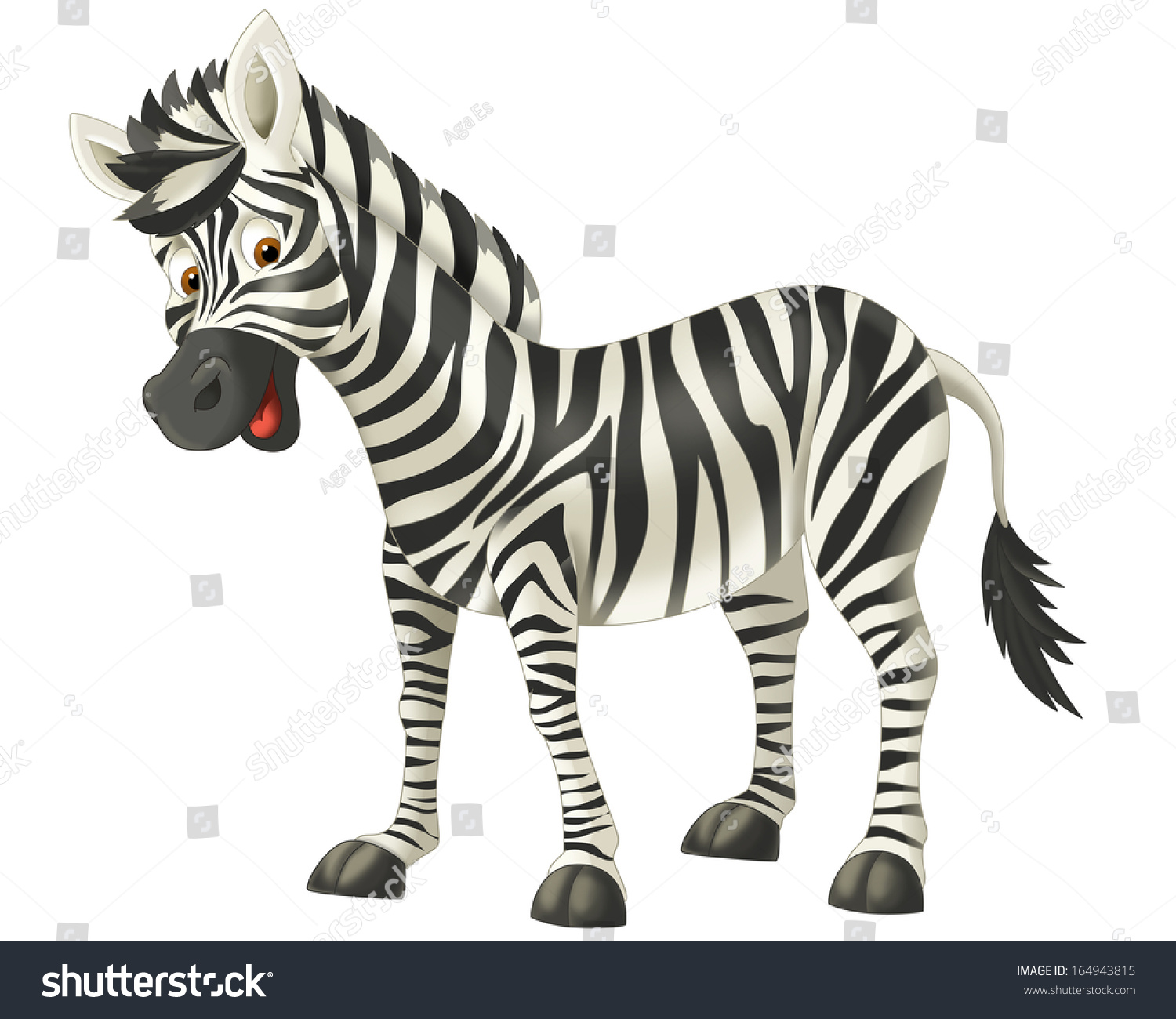 Cartoon Animal Illustration Children Stock Illustration 164943815 ...