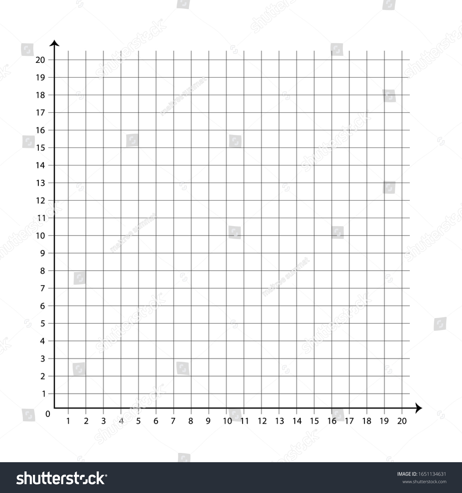 White Graph Paper Black Graph Lines Stock Vector (Royalty Free ...