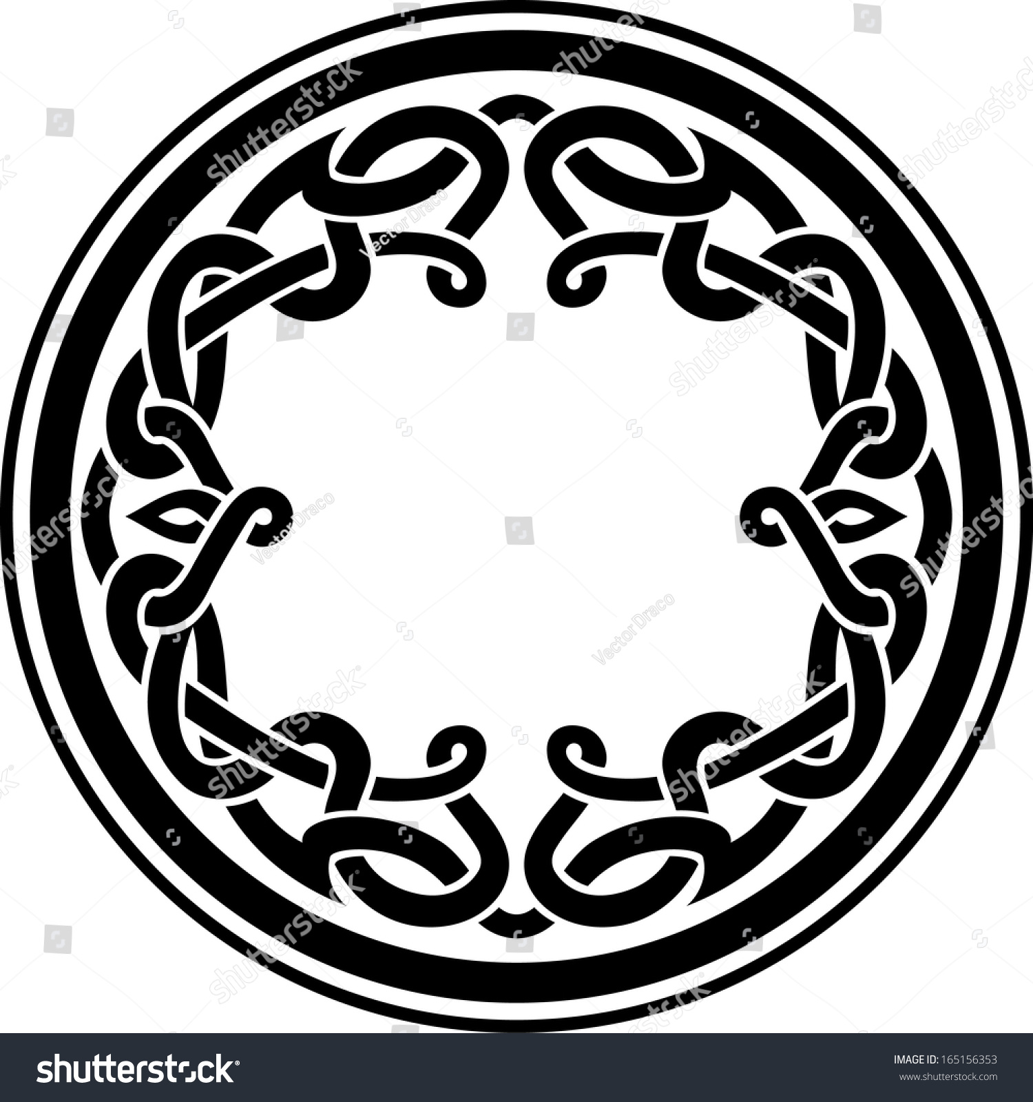 Скандинавский круговой орнамент