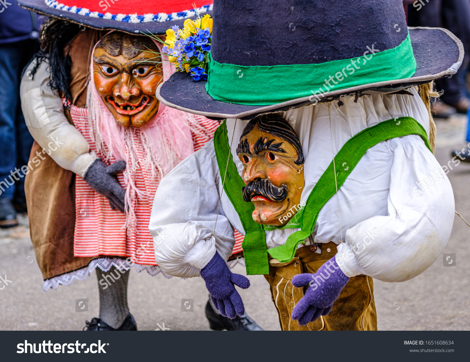 Mittenwald Germany February 20 Participants Parade Stock Photo ...