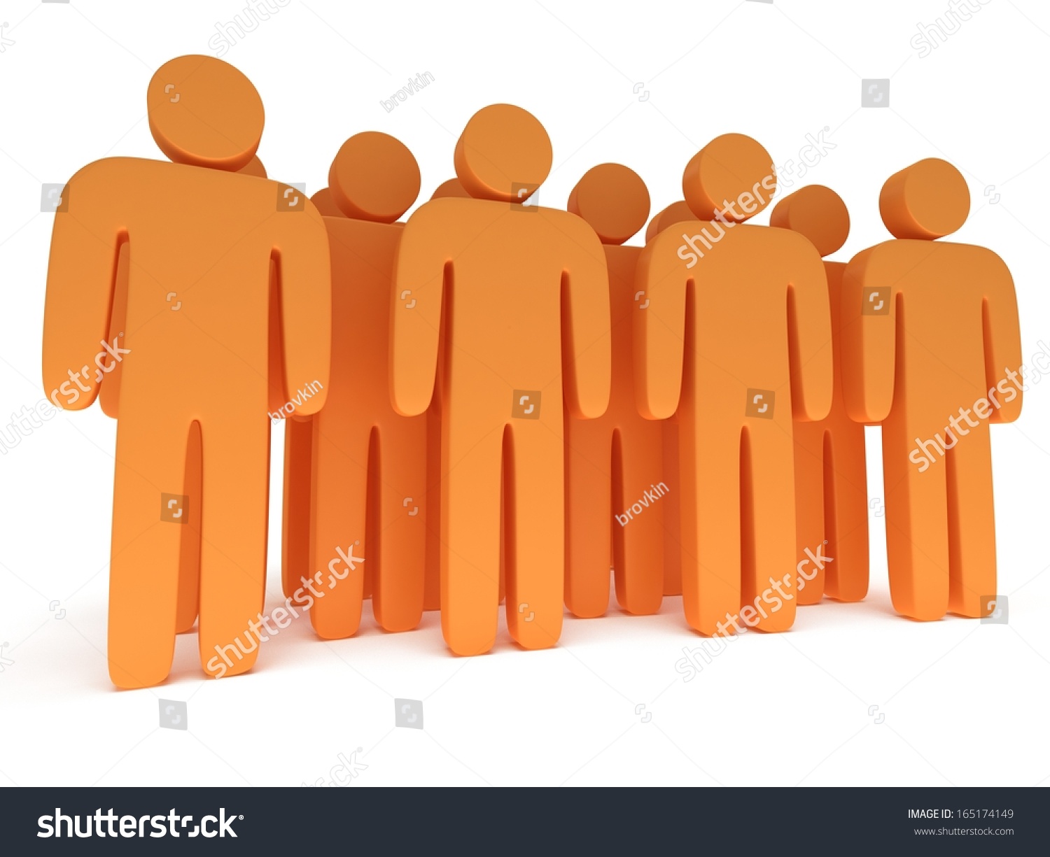 оранжевые человечки картинки