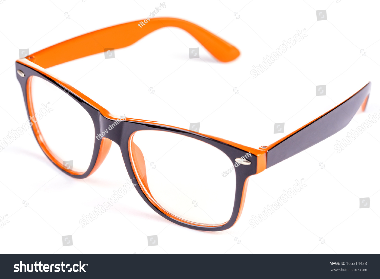 orange eye glasses