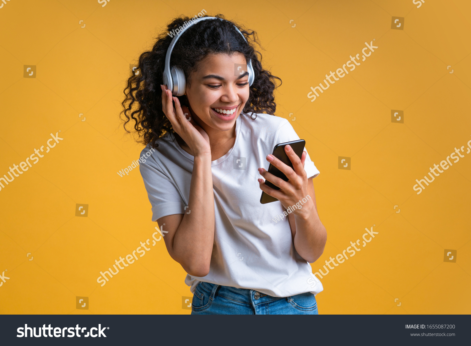 Happy Smiling Cute Dark Skinned Girl Stock Photo 1655087200 | Shutterstock