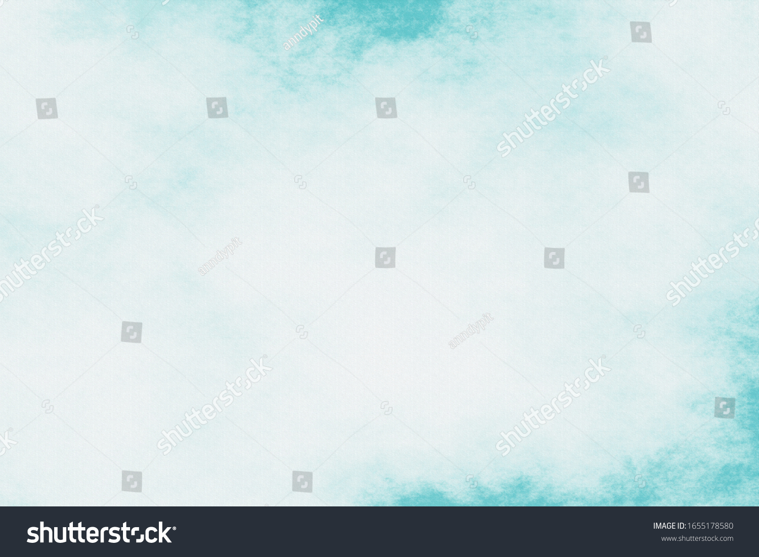 Watercolor Blue Sky Clouds Abstract Texture Stock Illustration ...