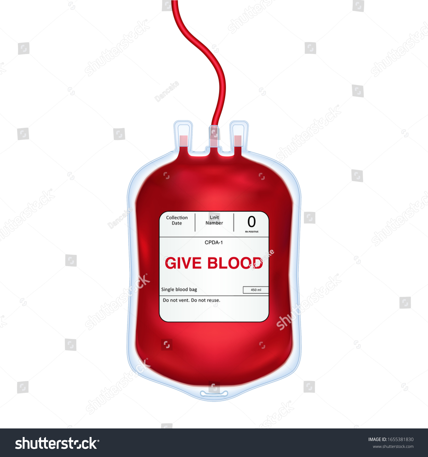 Blood Donation Vector Concept Blood Bag Stock Vector (Royalty Free ...