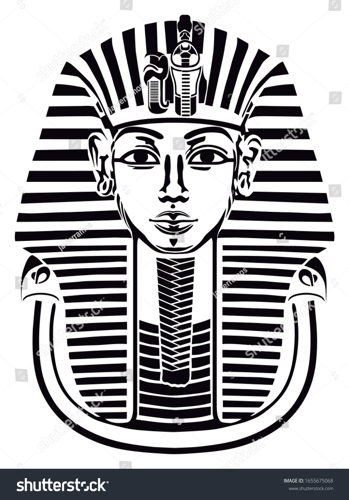 Тутанхамон Египет эскиз