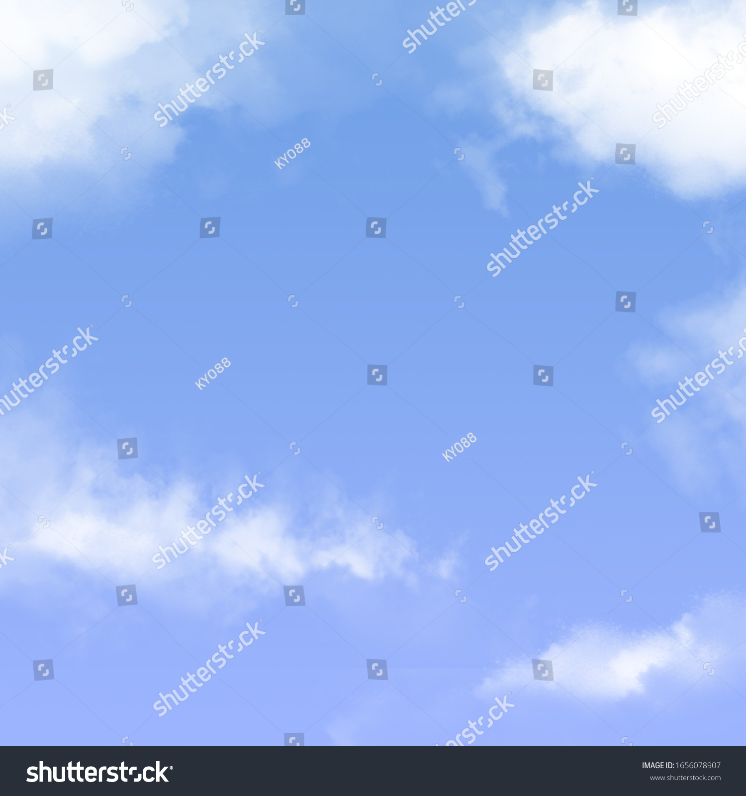 Sky Background Template Banners Wallpaper Flyers Stock Illustration ...