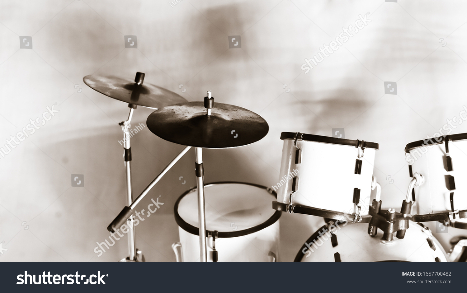 Cymbals Photographed White Backgrounds Stock Photo 1657700482 ...