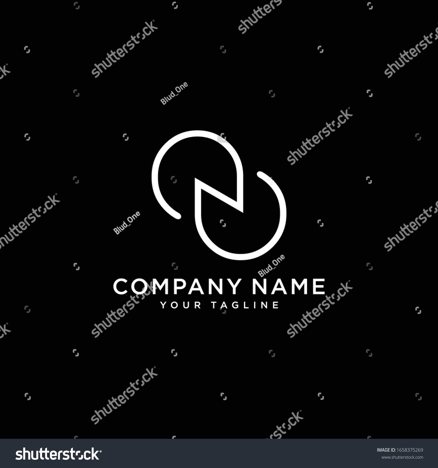 Infinity Logo N Vector Design Template Stock Vector (Royalty Free ...