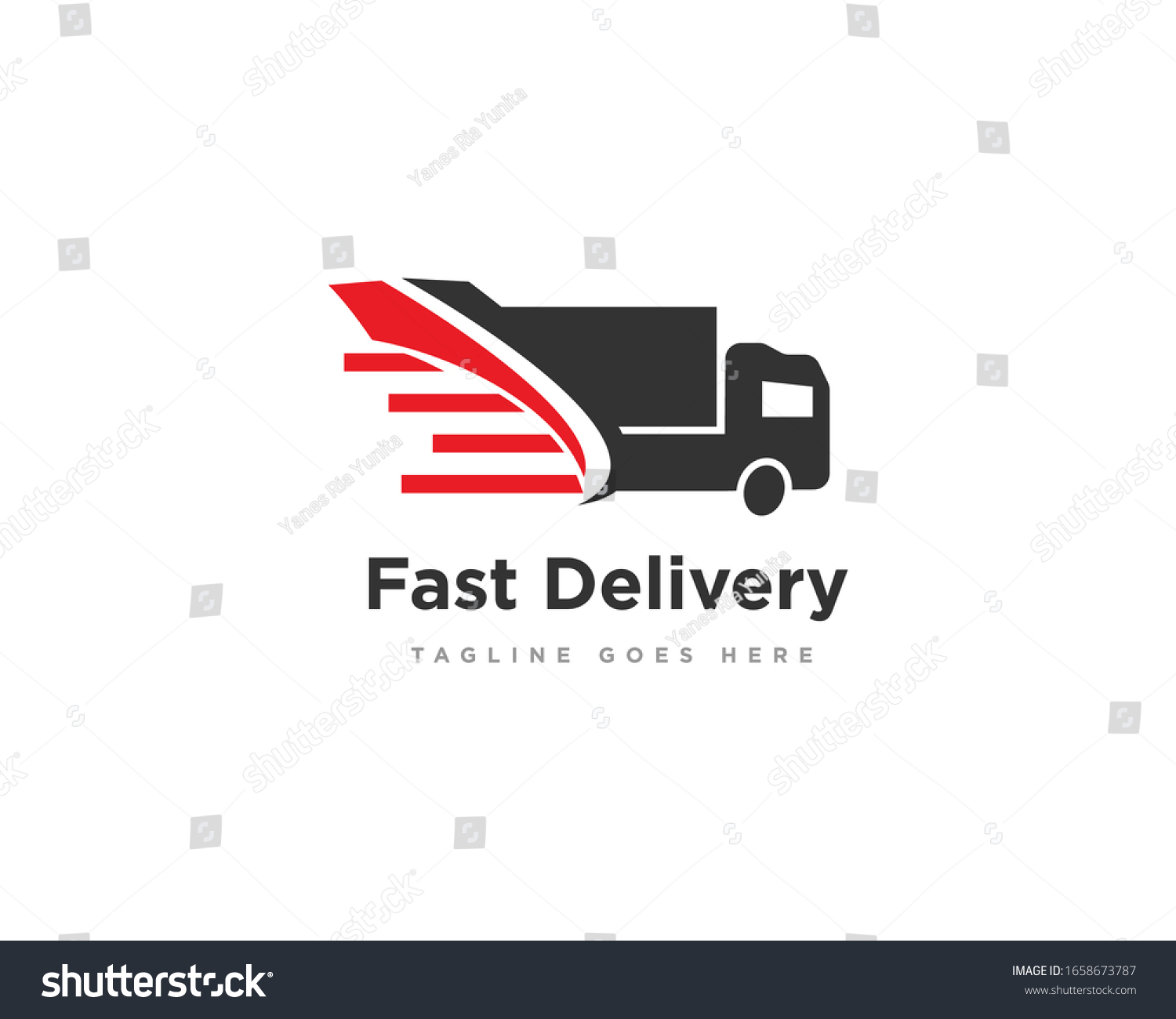 Delivery Truck Logo Icon Design Vector Stock Vector (Royalty Free ...