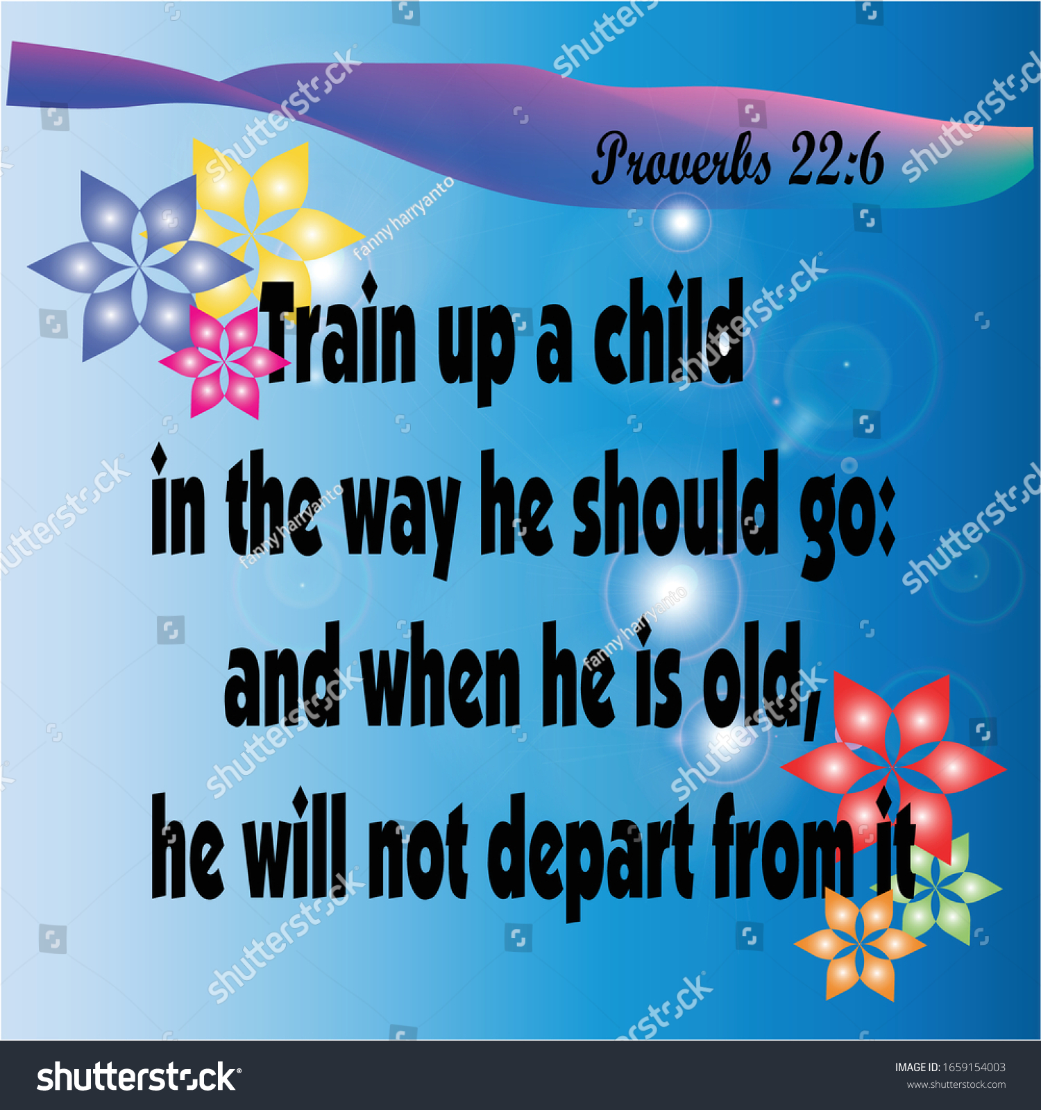 bible-quote-proverbs-226-train-child-stock-vector-royalty-free