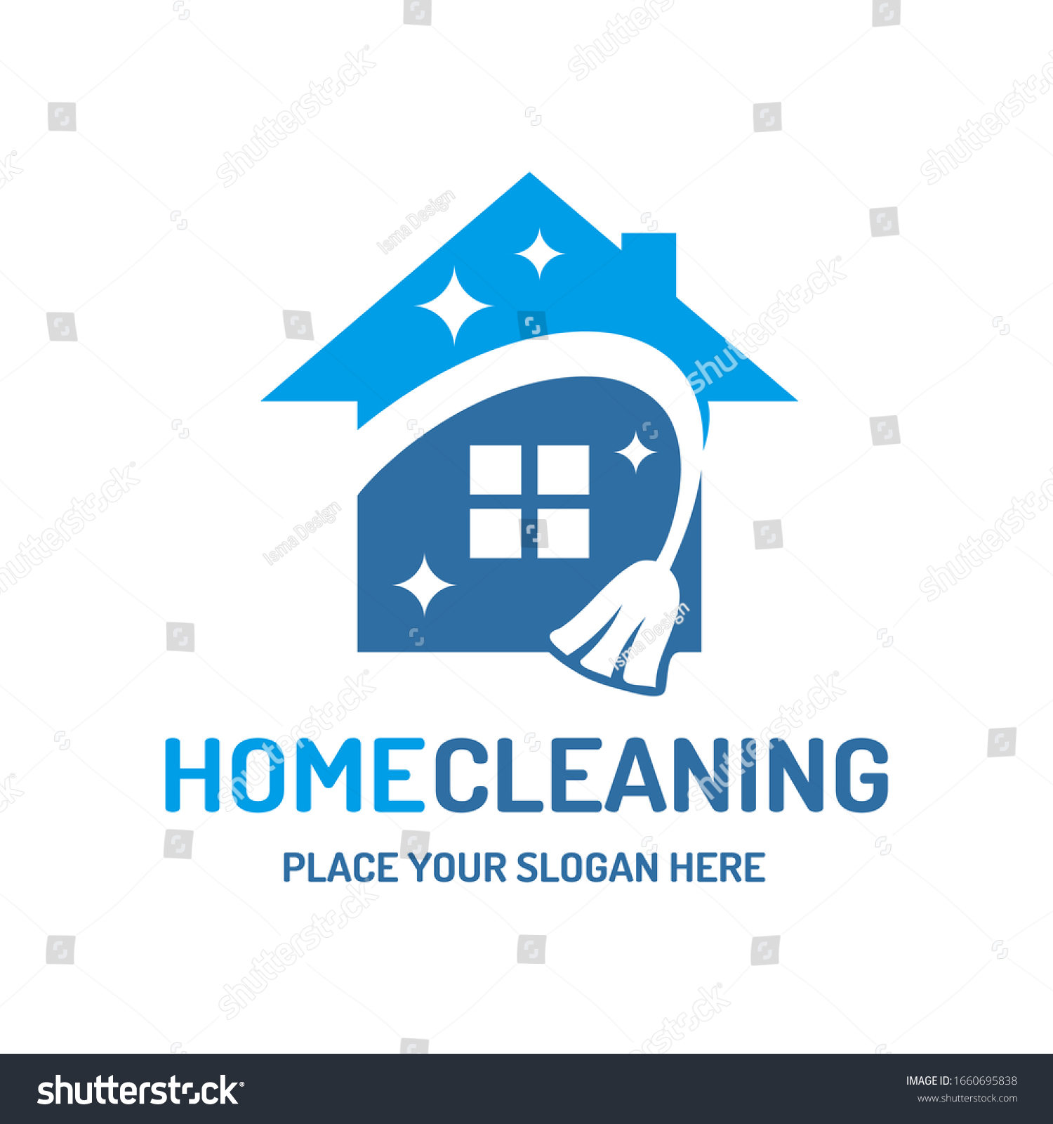 Home Cleaning Vector Logo Template This Stock Vector (Royalty Free ...