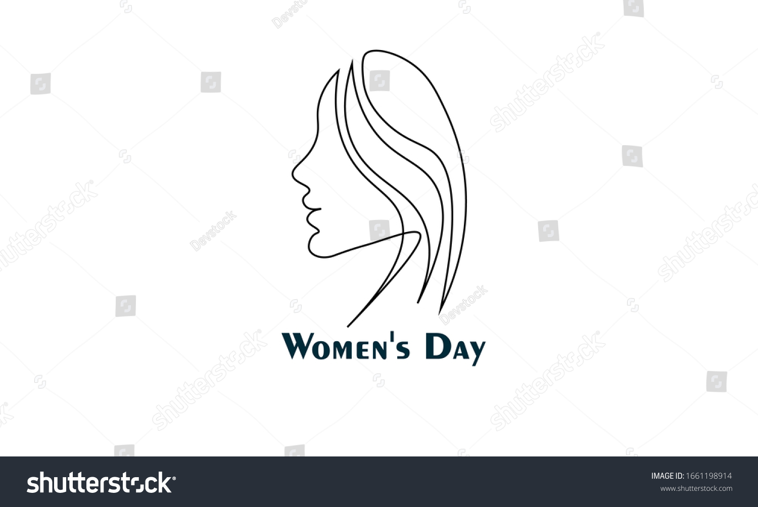 Womens Day Logo Paper Stock Vector (Royalty Free) 1661198914 | Shutterstock