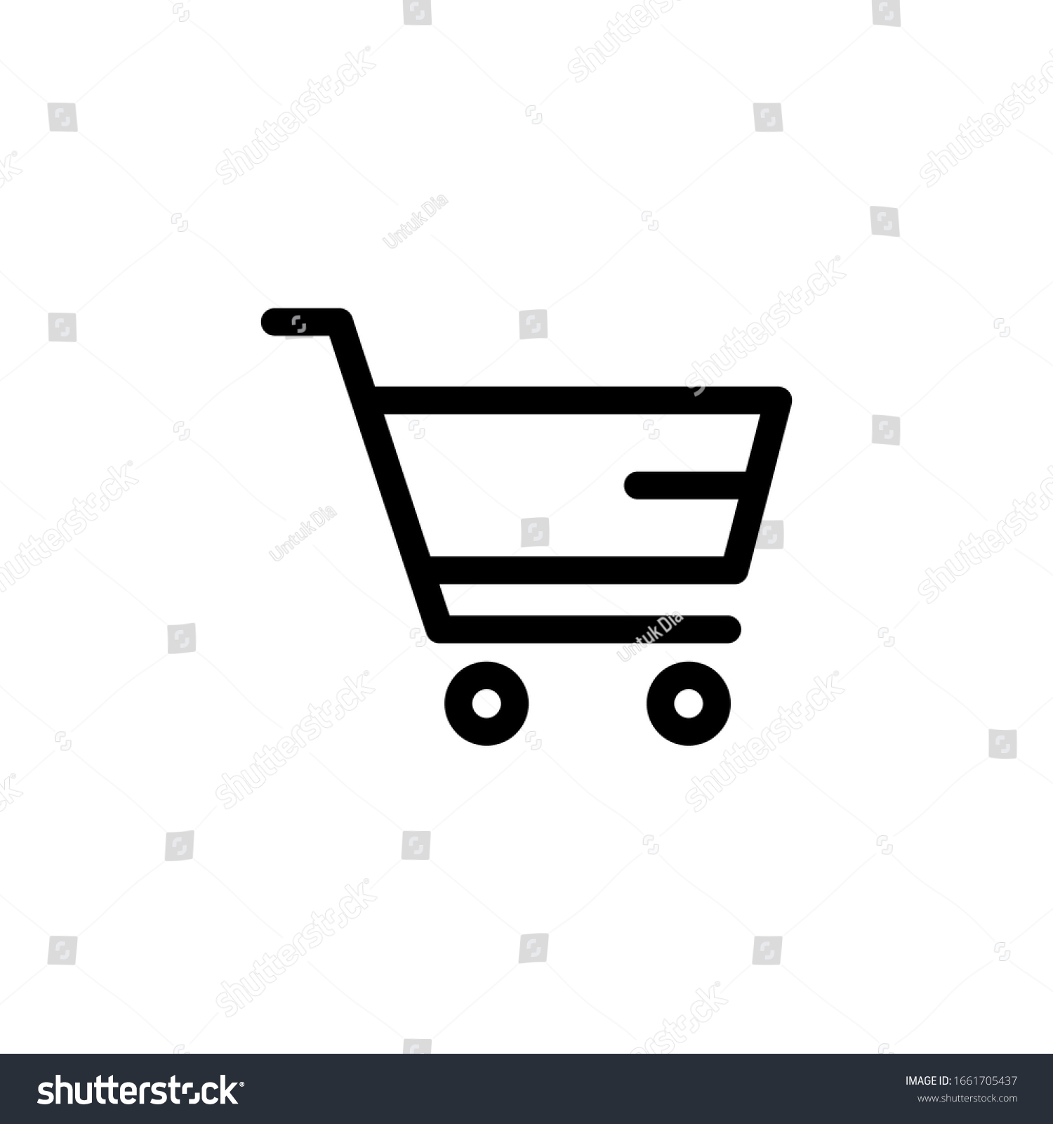 Trolley Icon Vector Illustration Logo Template Stock Vector (Royalty ...